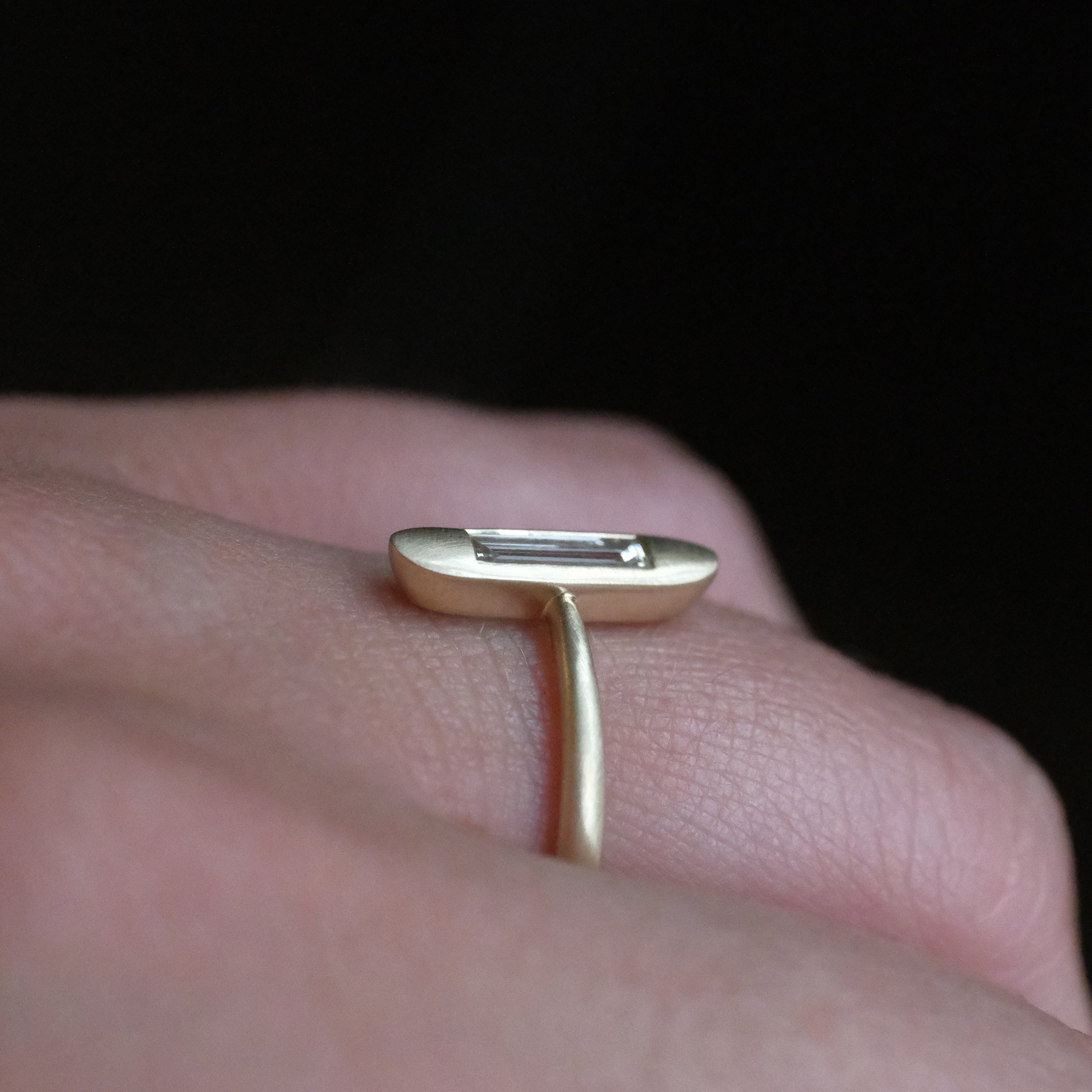14k + Natural Diamond Seedling Ring - One of a Kind