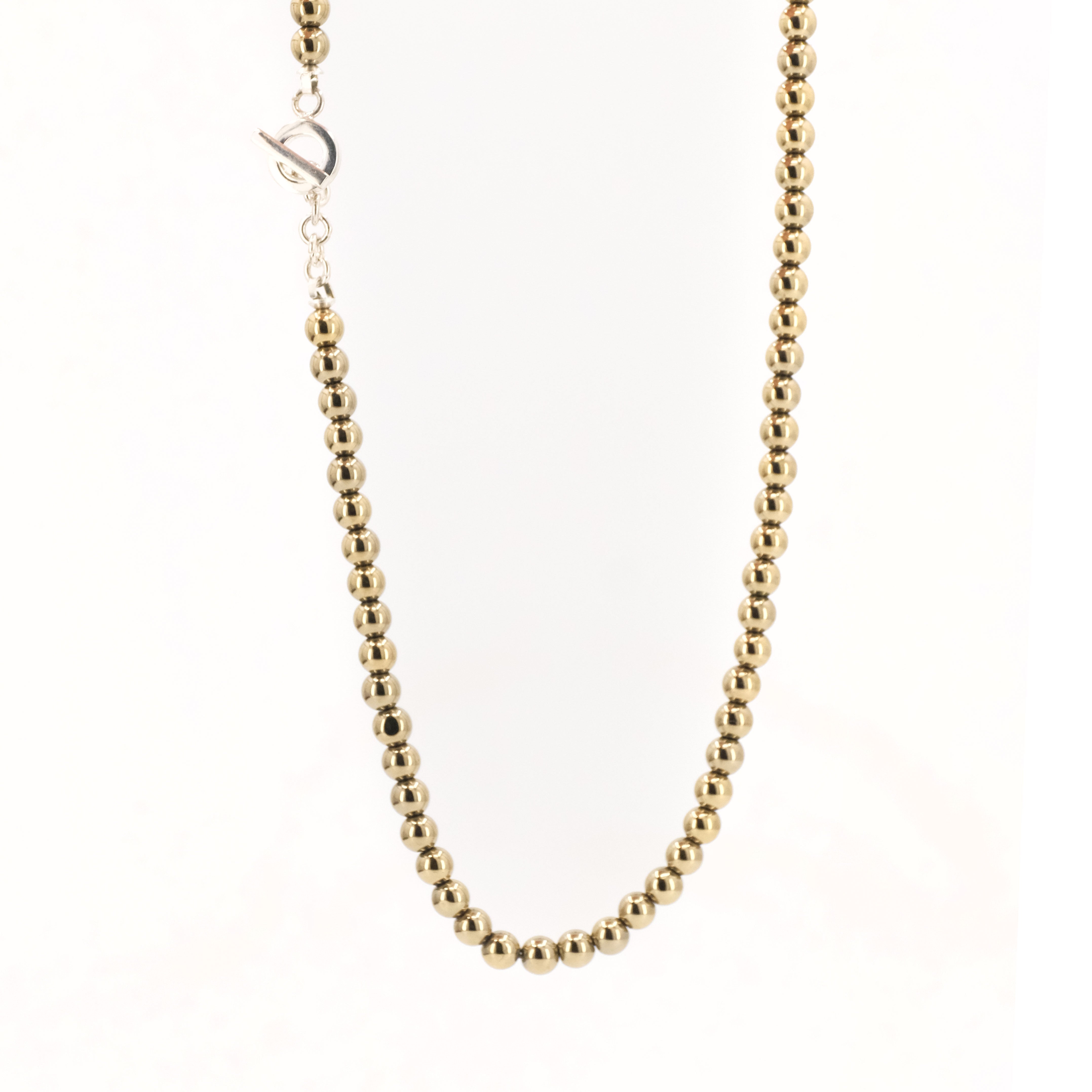 Pyrite + Sterling Confusion Necklace