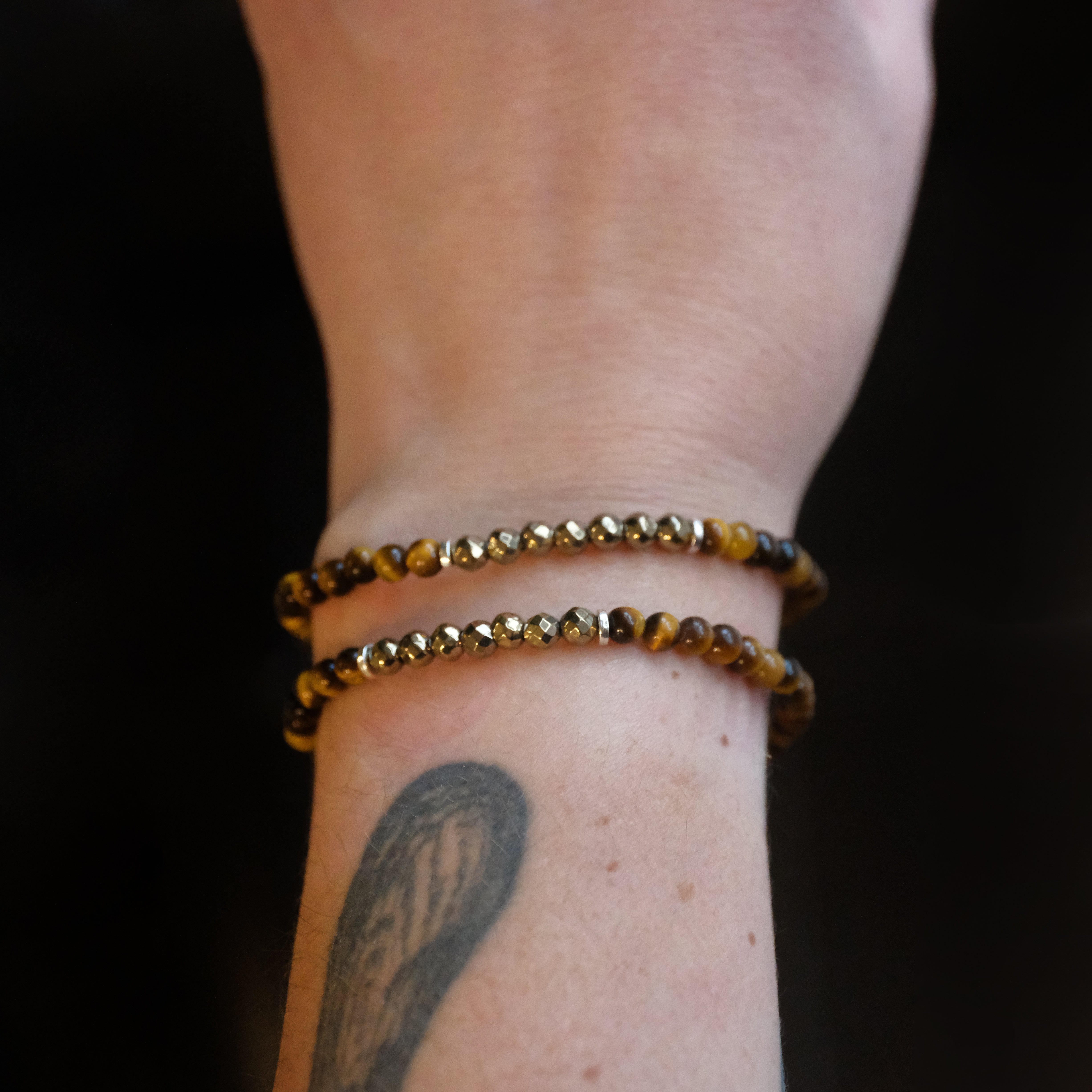 Pyrite + Tiger Eye Bracelet