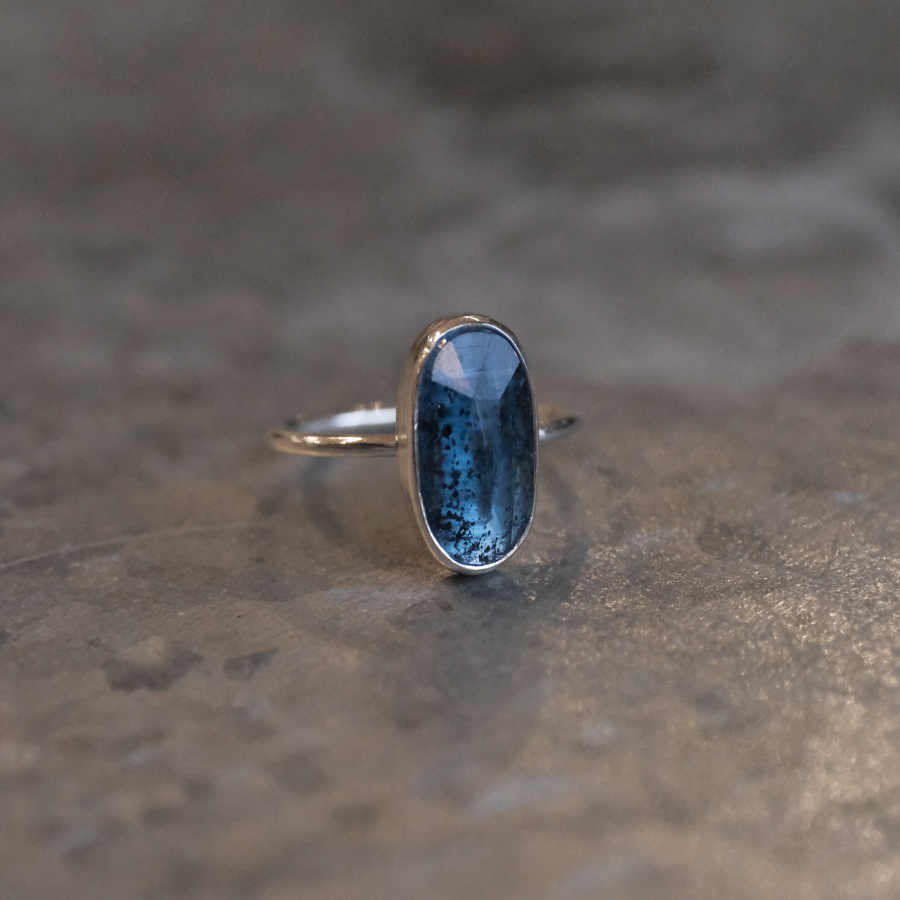Kyanite Chiquito Ring (Size 9) - One of a Kind
