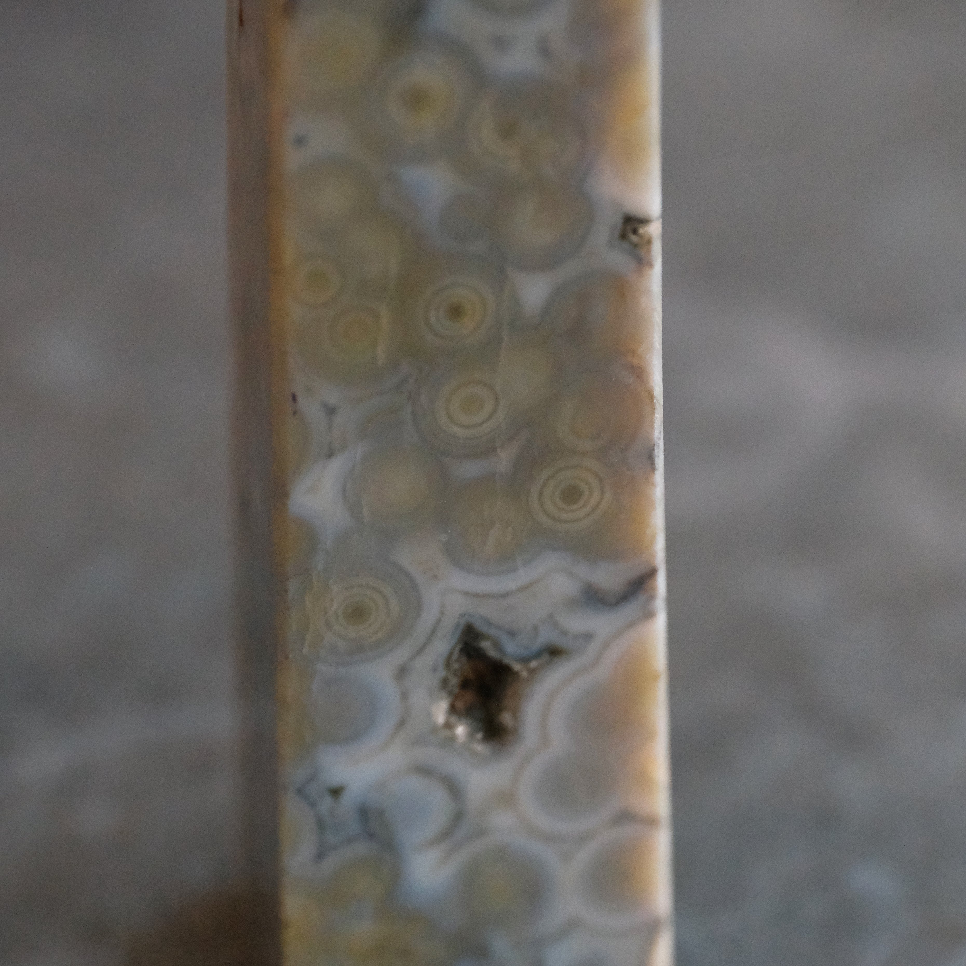 Ocean Jasper Tower with Druzy Pockets