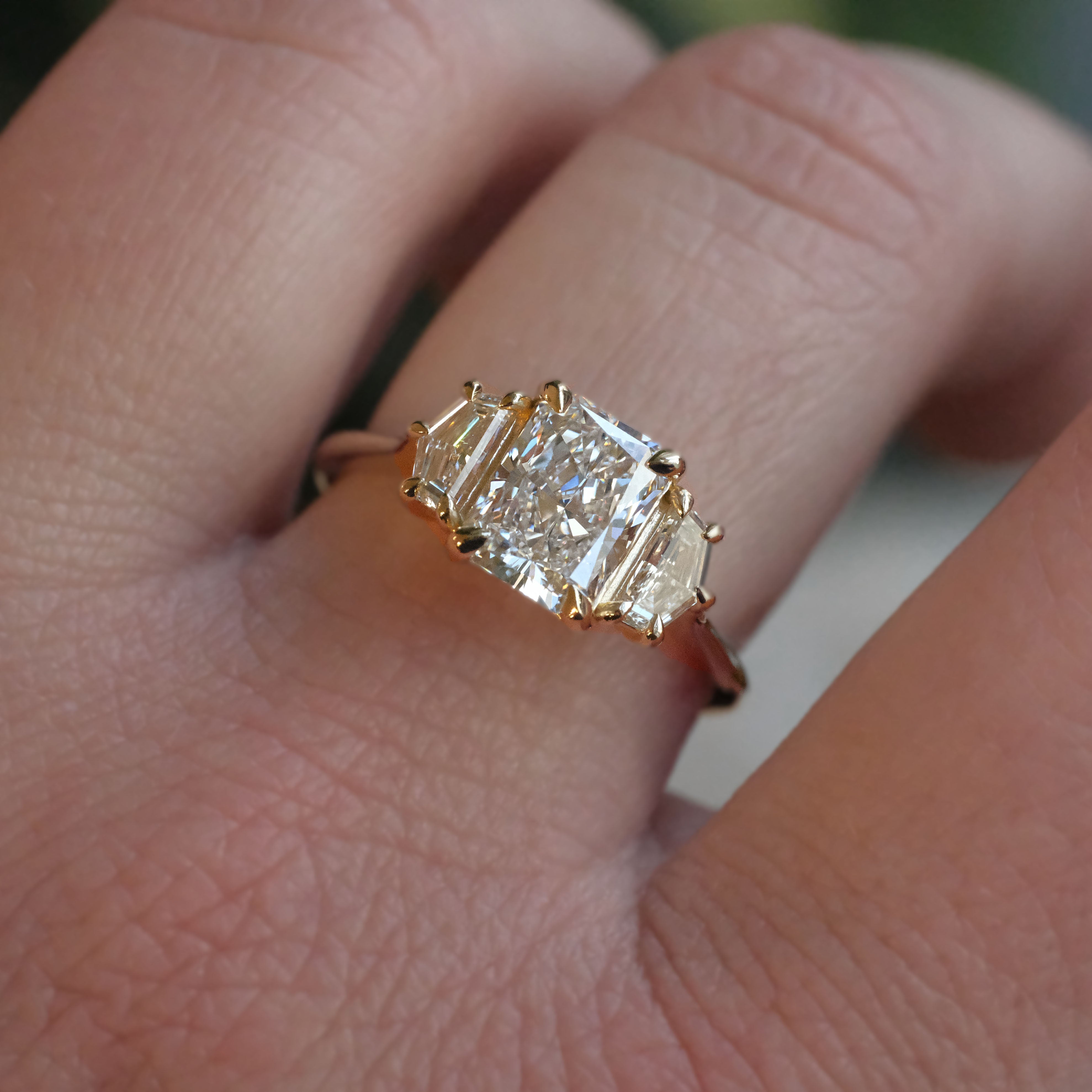 14k + Lab Diamond Adelia Ring
