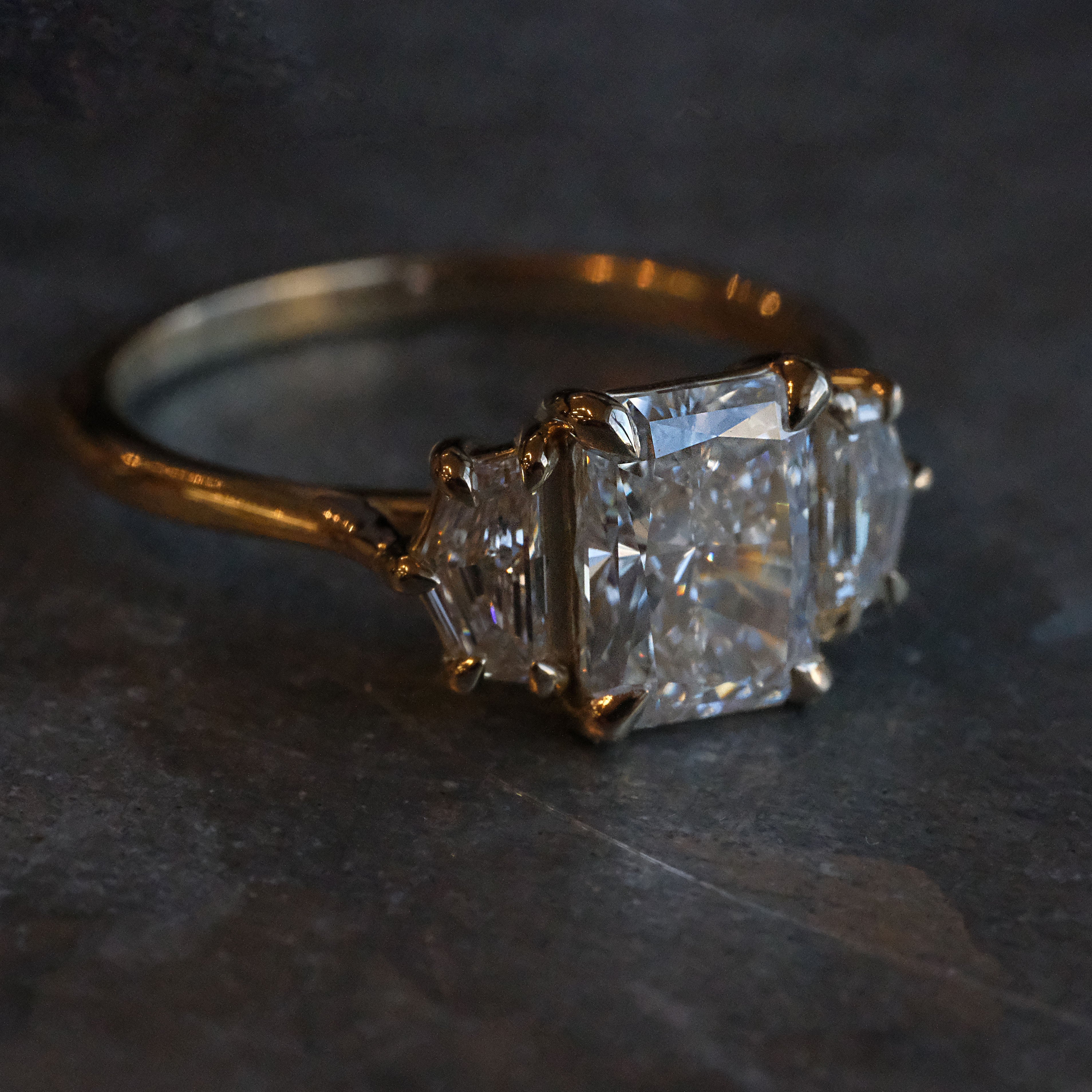 14k + Lab Diamond Adelia Ring