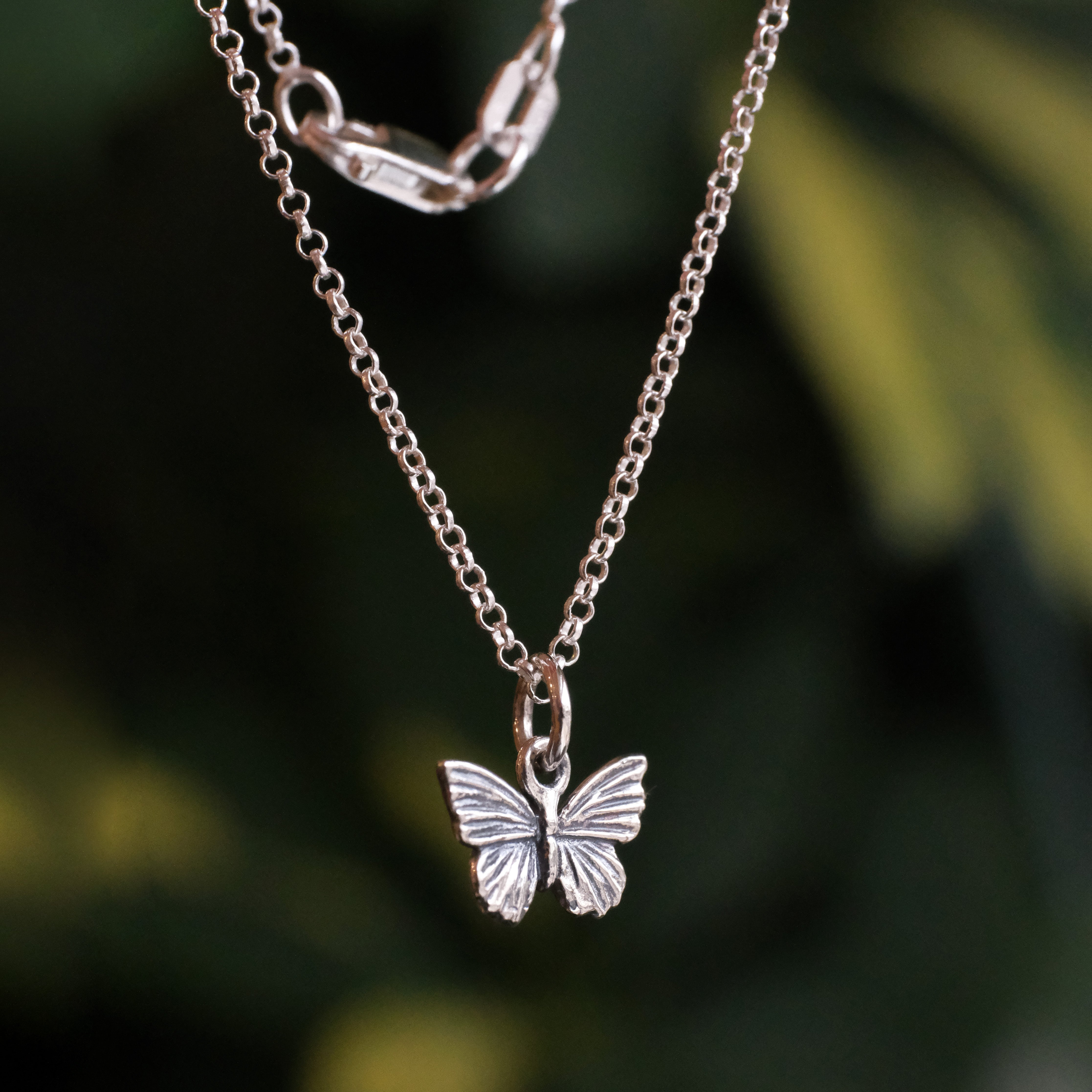 Sterling Butterfly Necklace