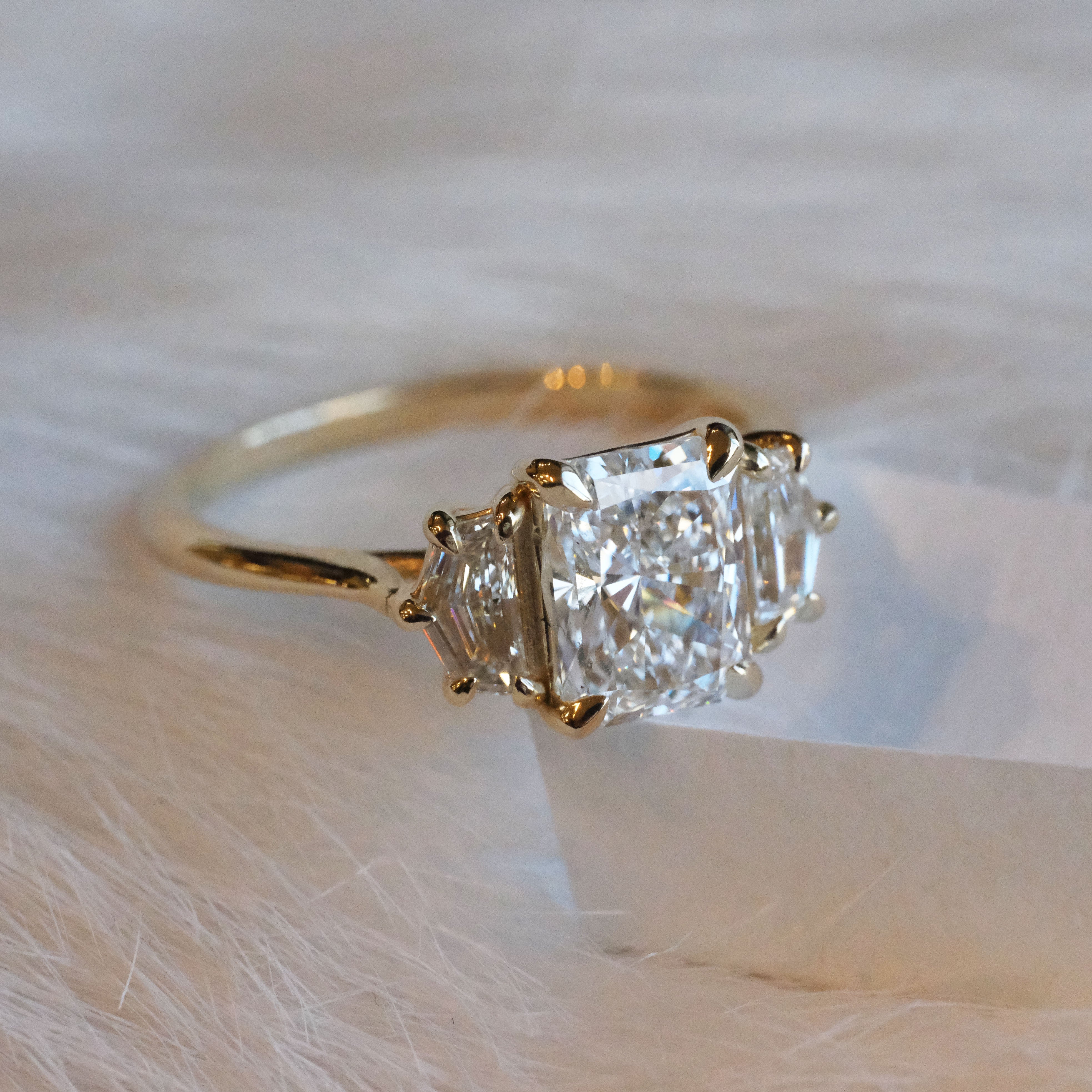14k + Lab Diamond Adelia Ring