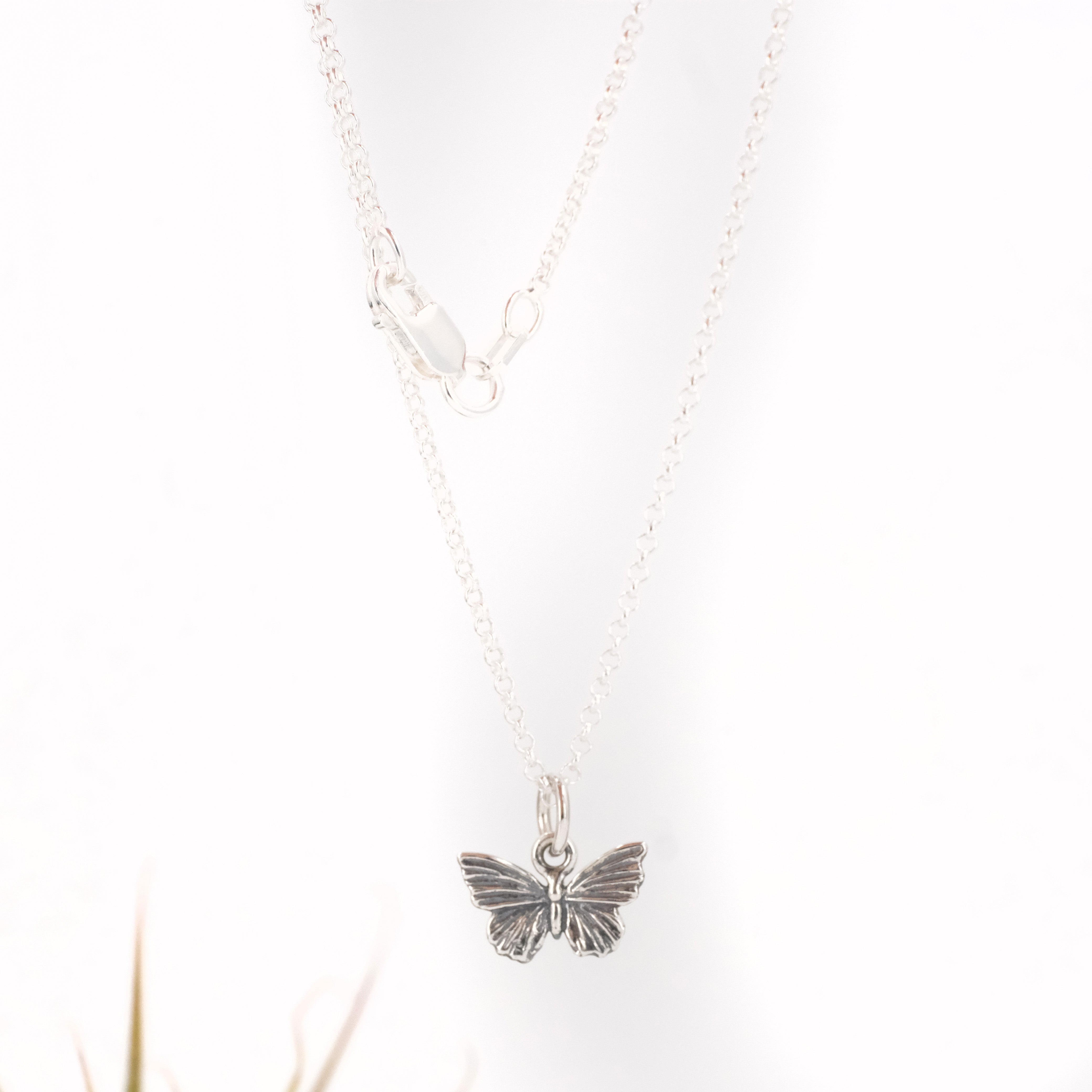 Sterling Butterfly Necklace