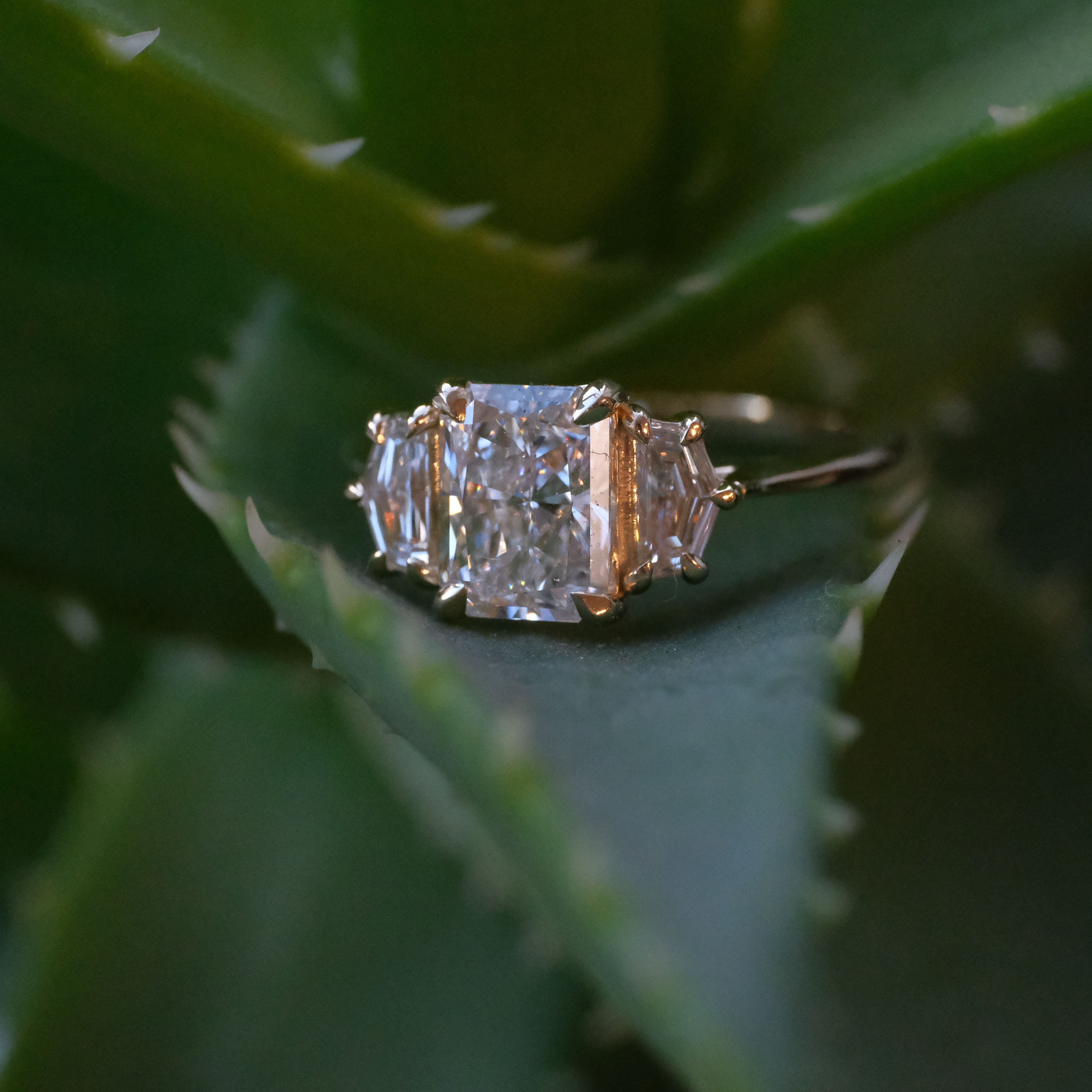 14k + Lab Diamond Adelia Ring