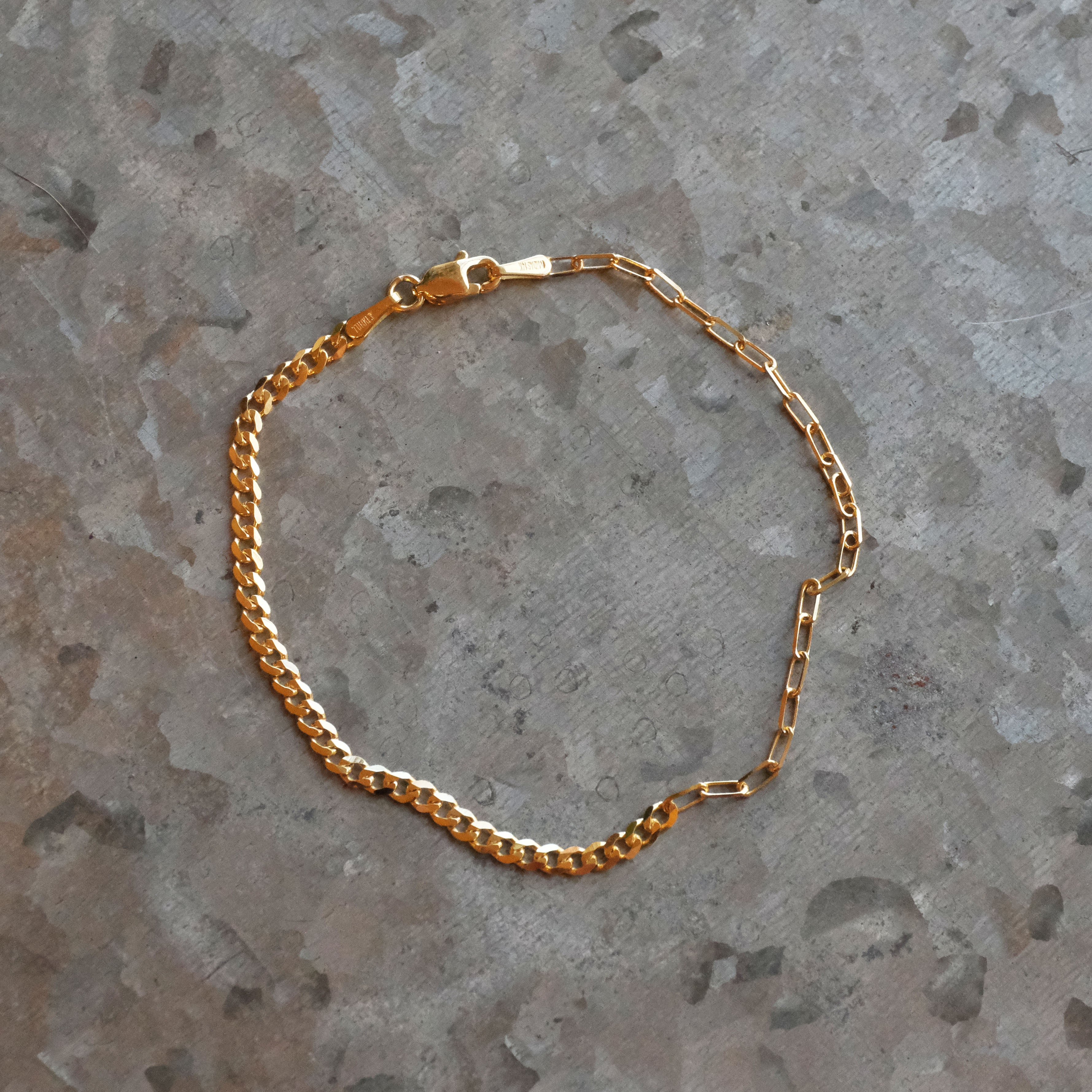 14k Duo Chain Bracelet