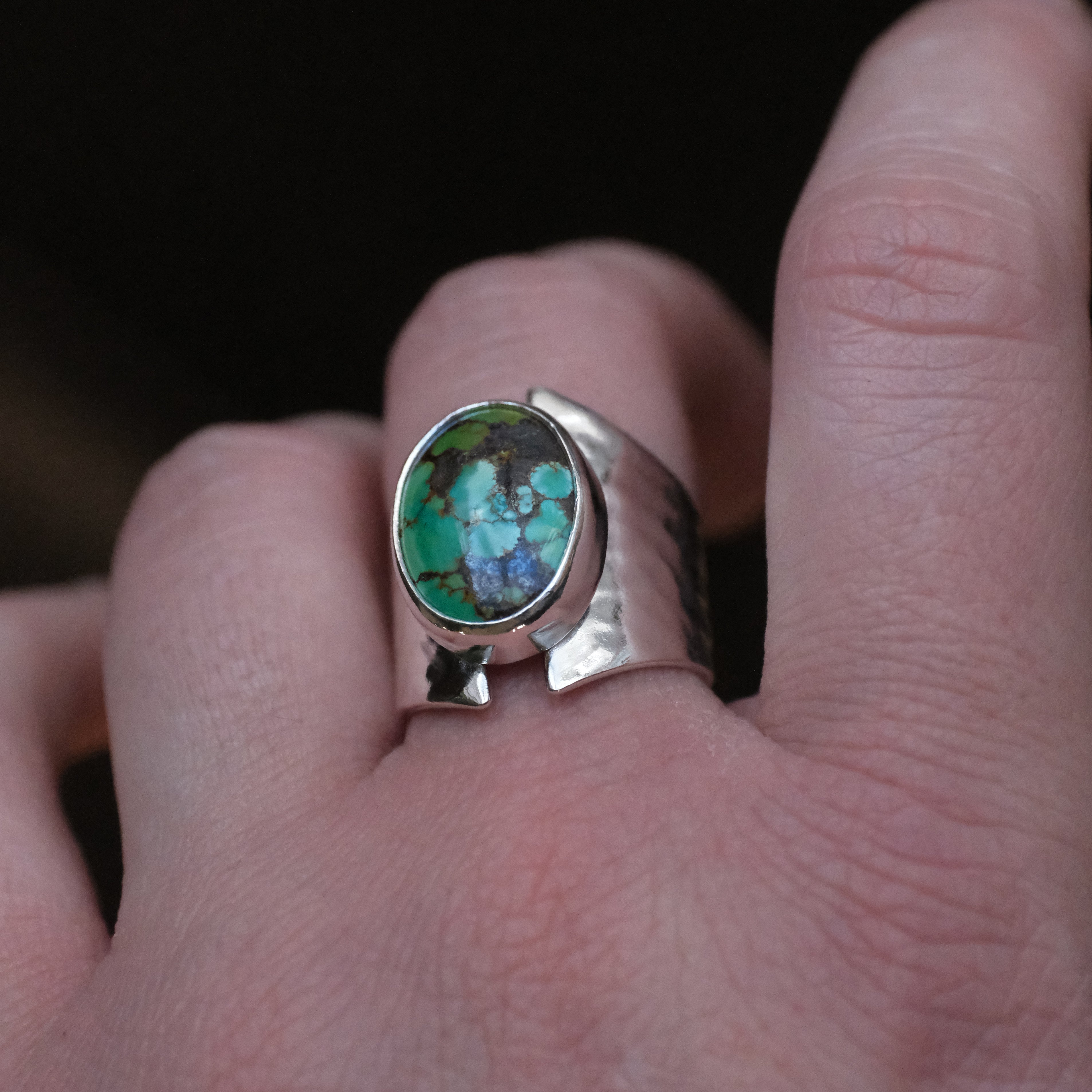 Turquoise Saddle Ring (Size 6.5) - One of a Kind