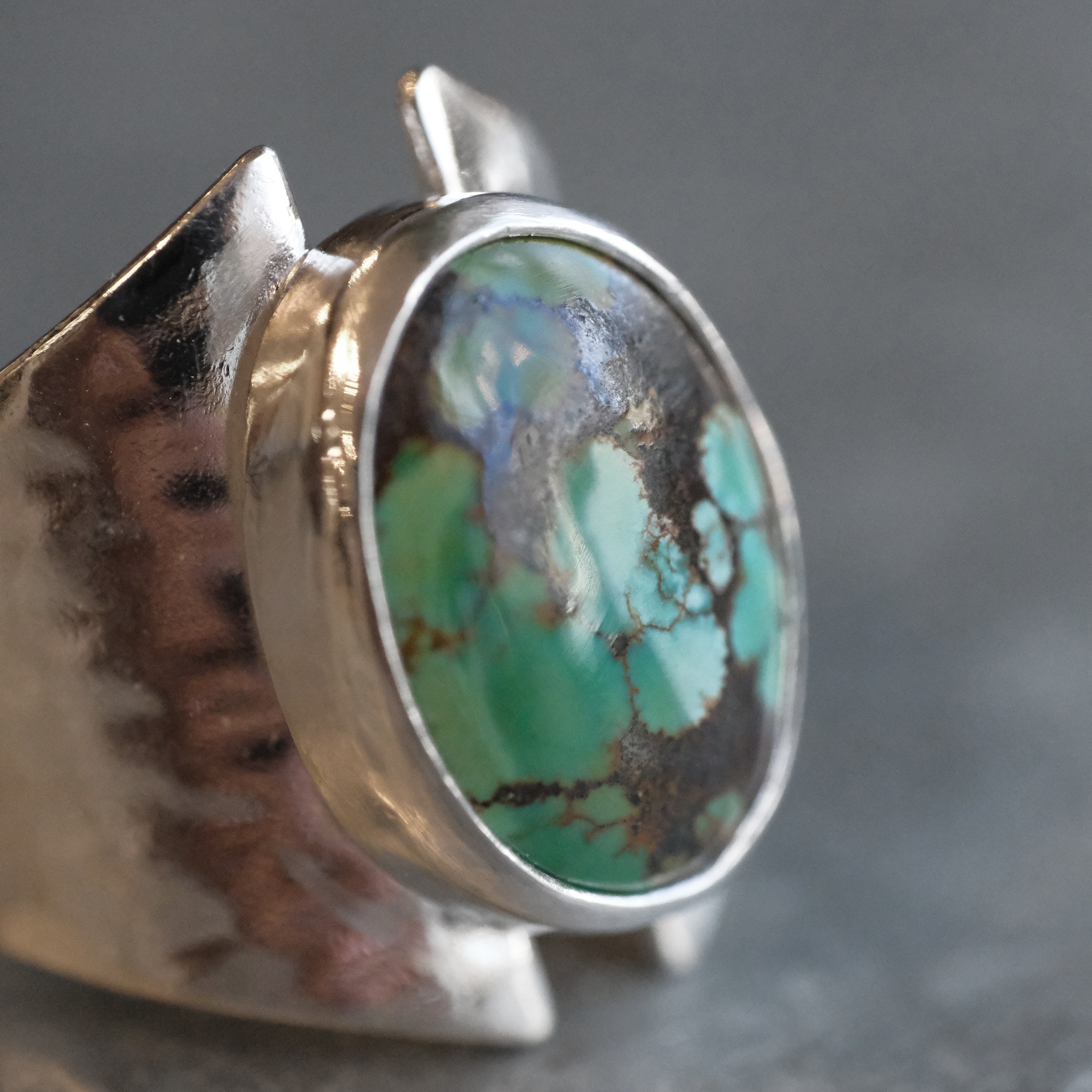 Turquoise Saddle Ring (Size 6.5) - One of a Kind