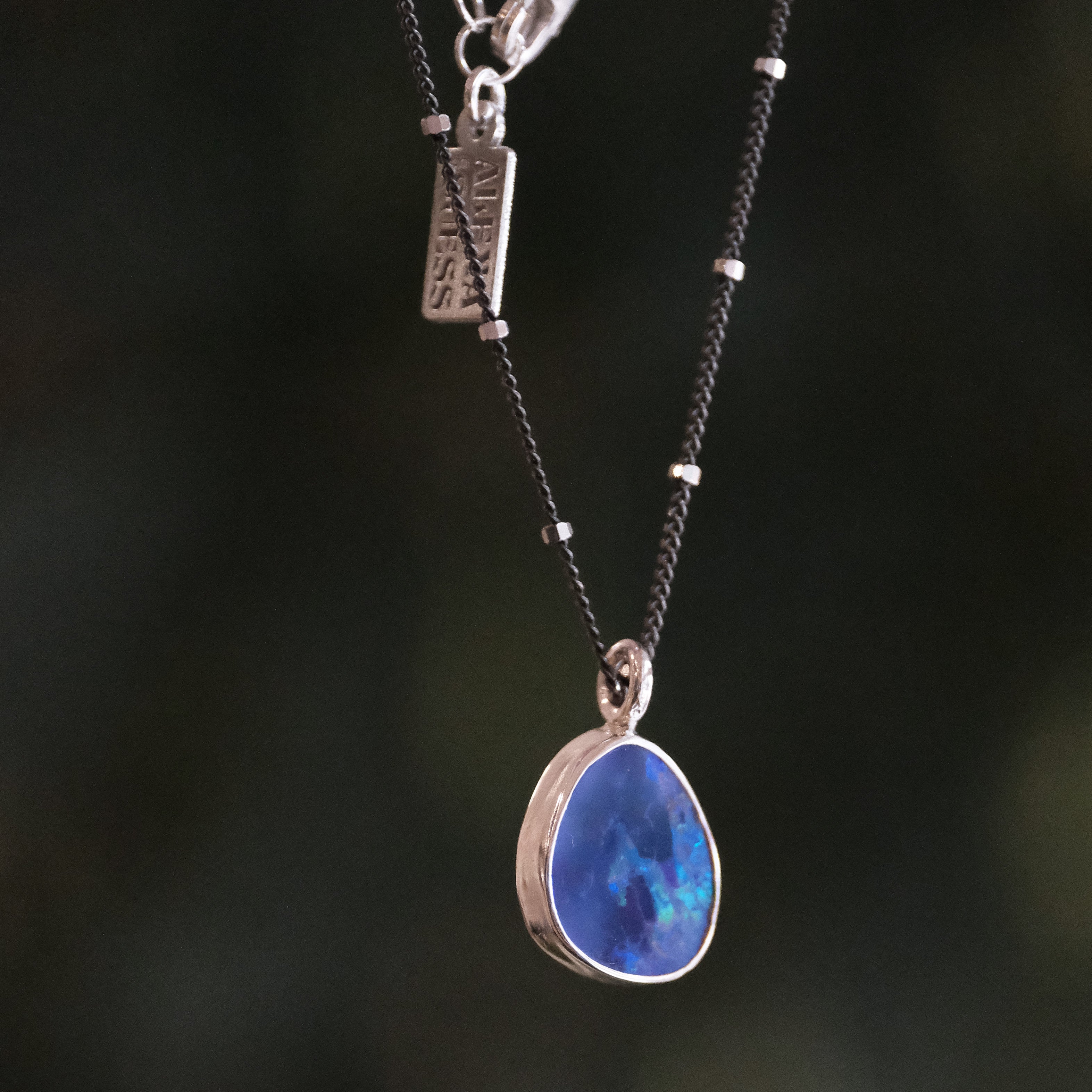Australian Opal Galileo Necklace - One of a Kind