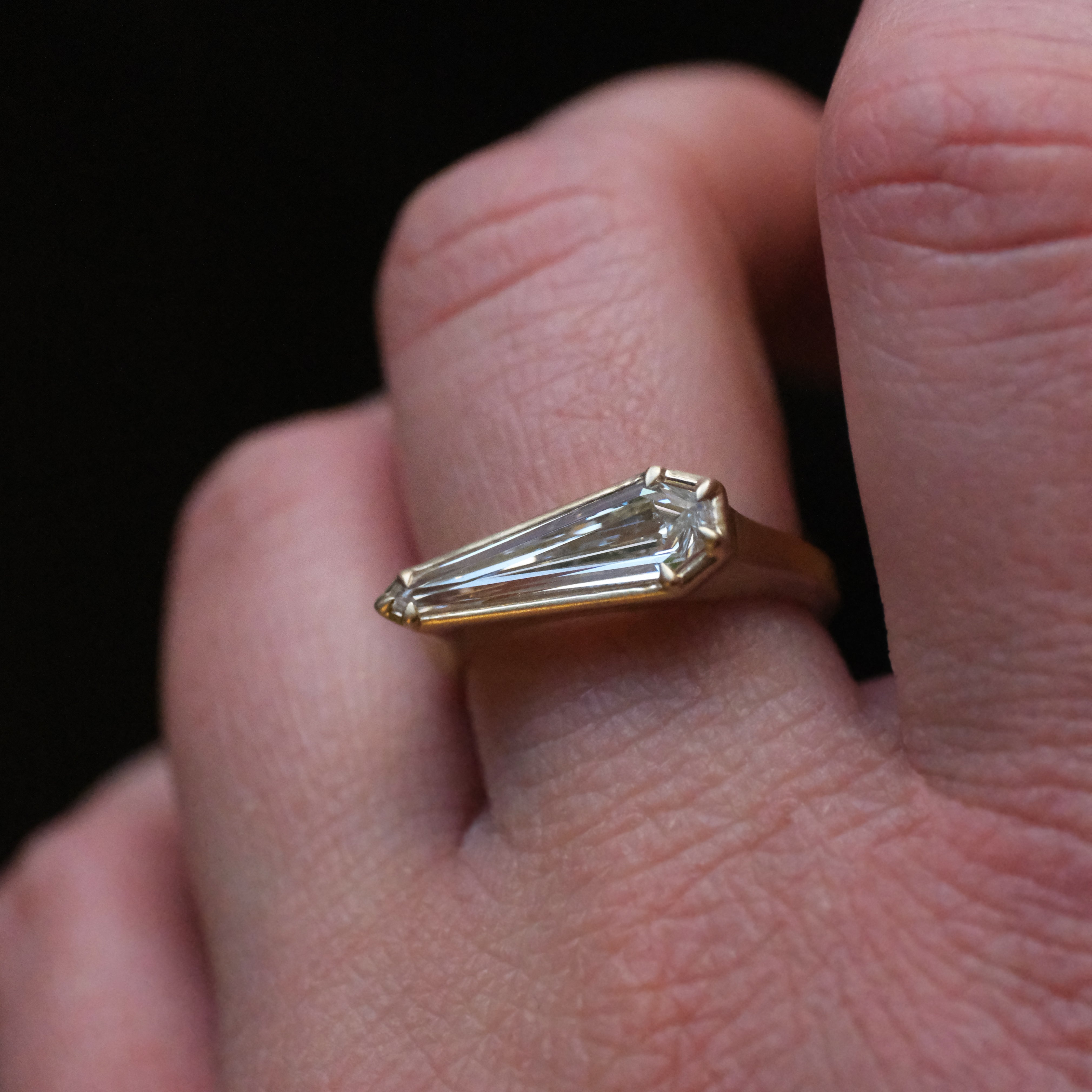 14k + Lab Diamond Nyx Ring