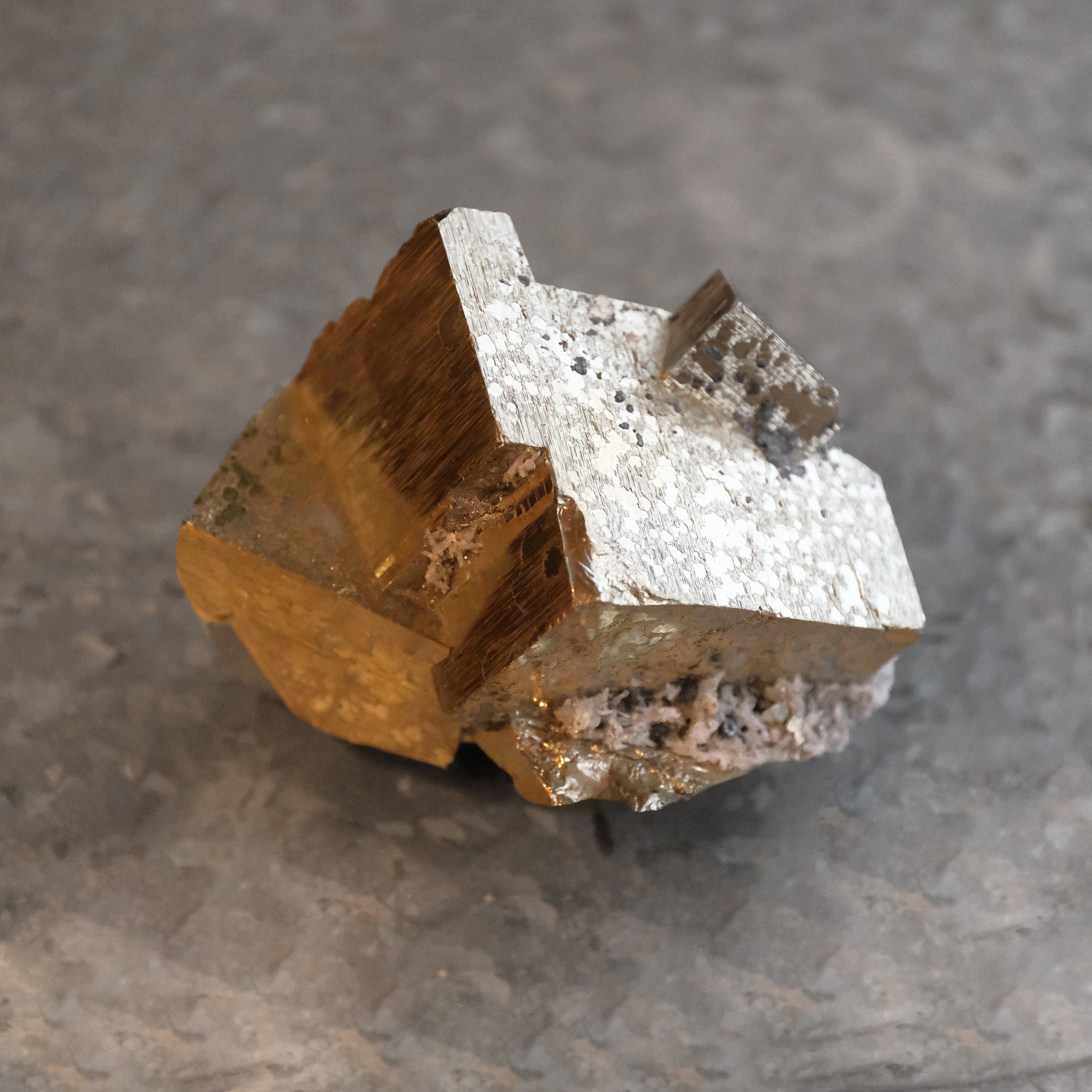 Large Cubic Peruvian Pyrite Specimen