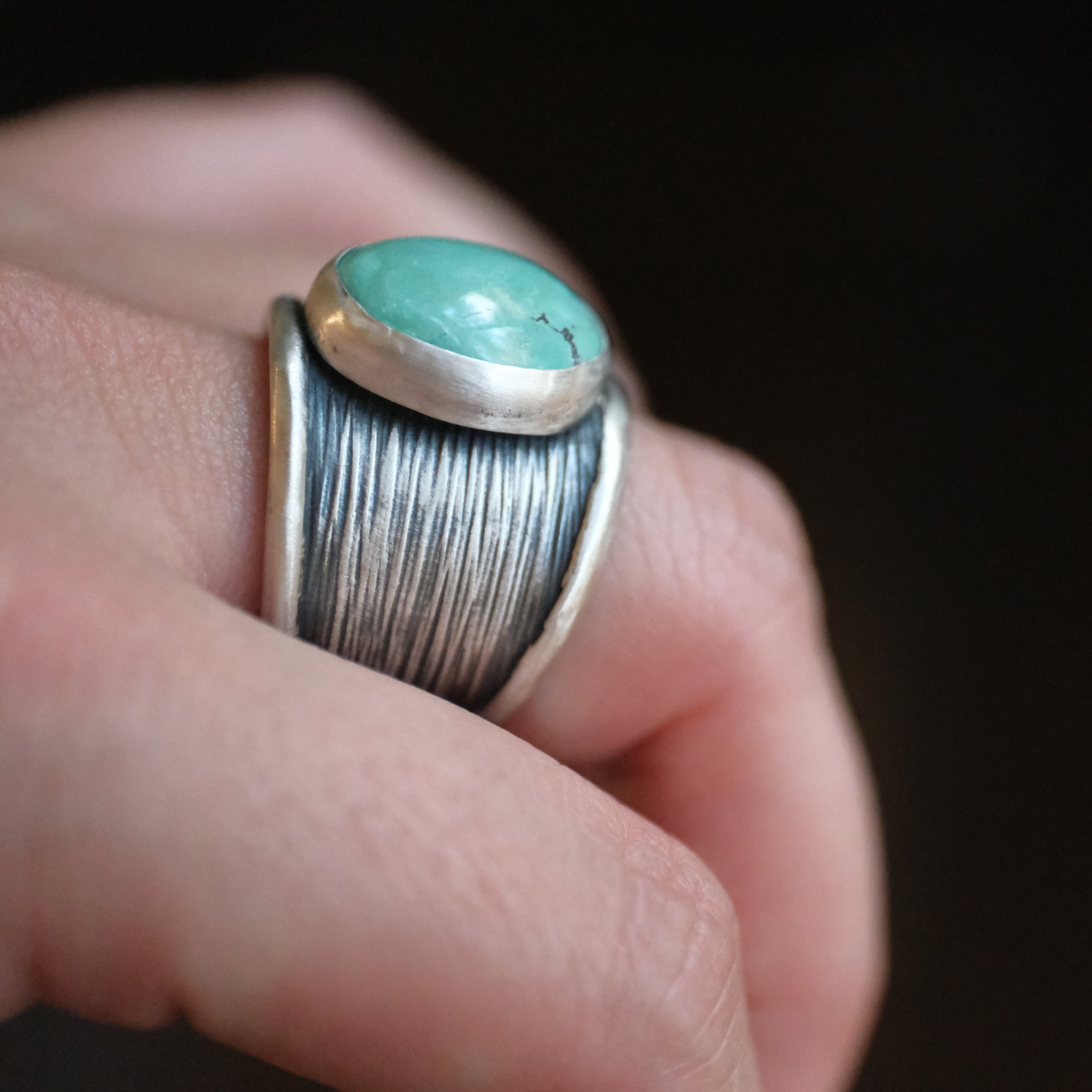 Sterling + Turquoise Winslow Ring (Adjustable) - One of a Kind