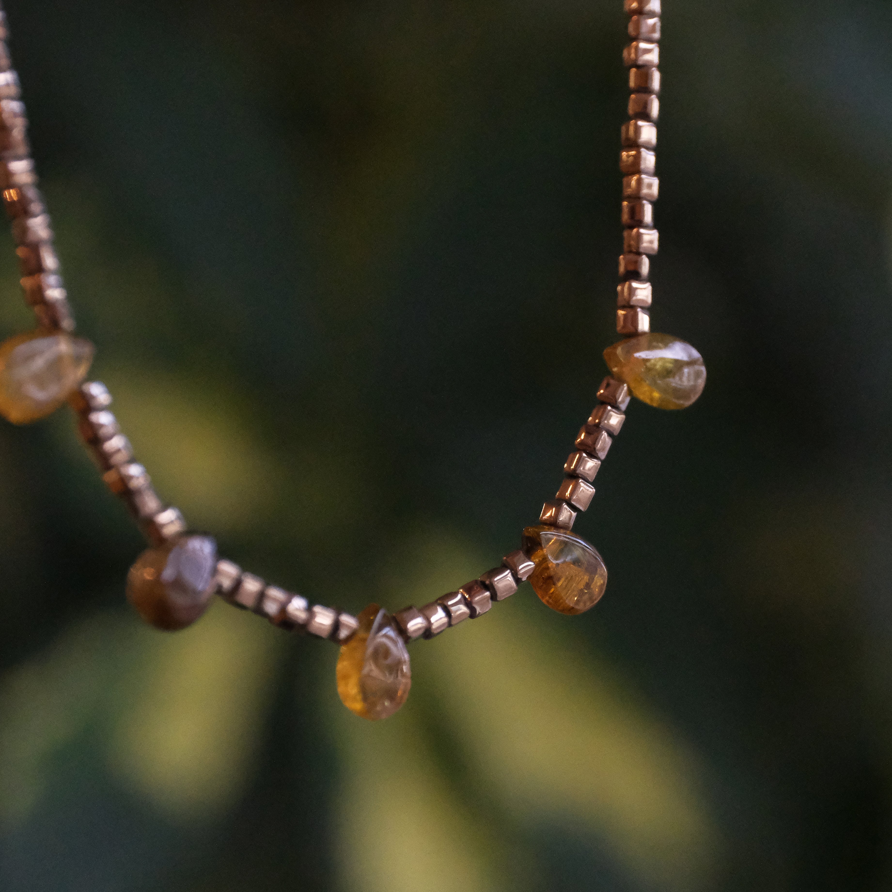 Pyrite + Tourmaline Sierra Necklace - One of a Kind