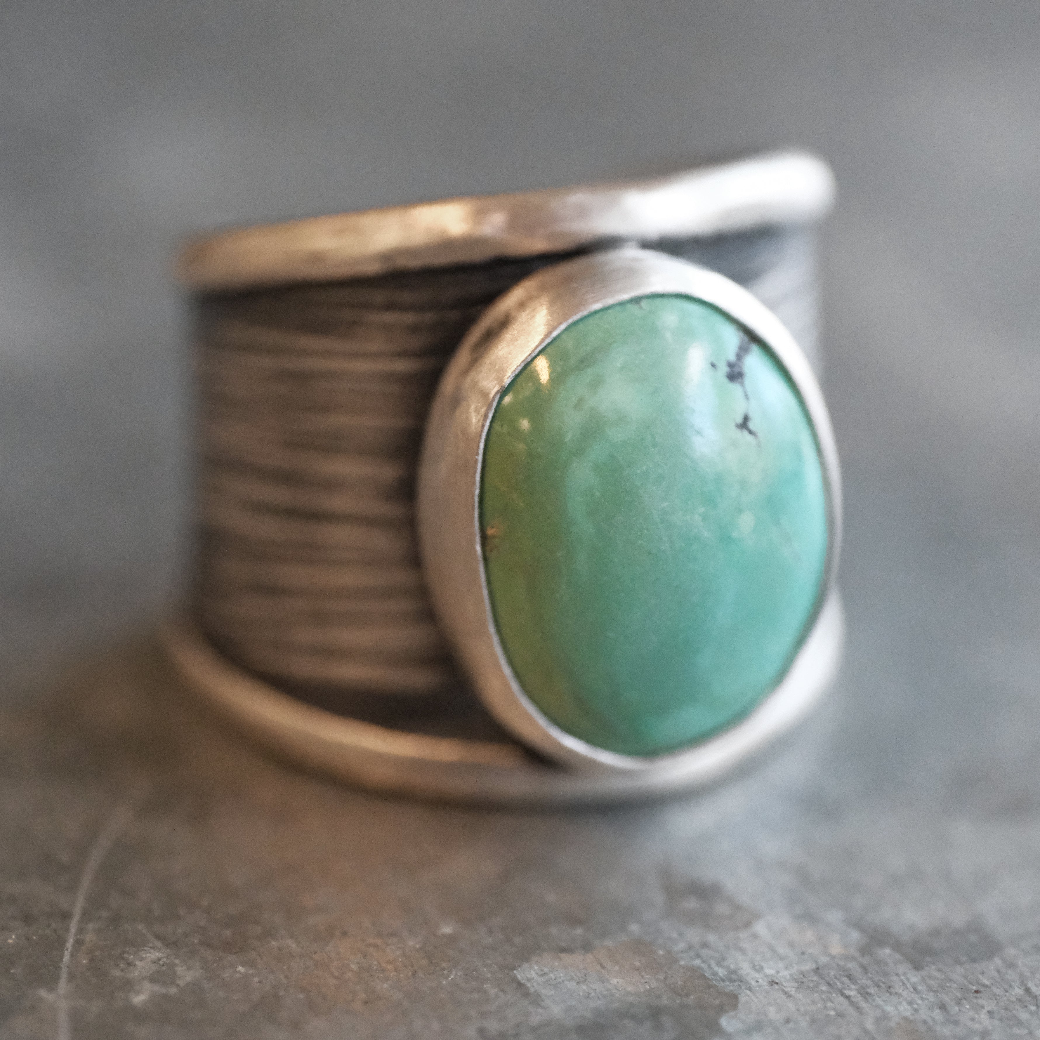 Sterling + Turquoise Winslow Ring (Adjustable) - One of a Kind