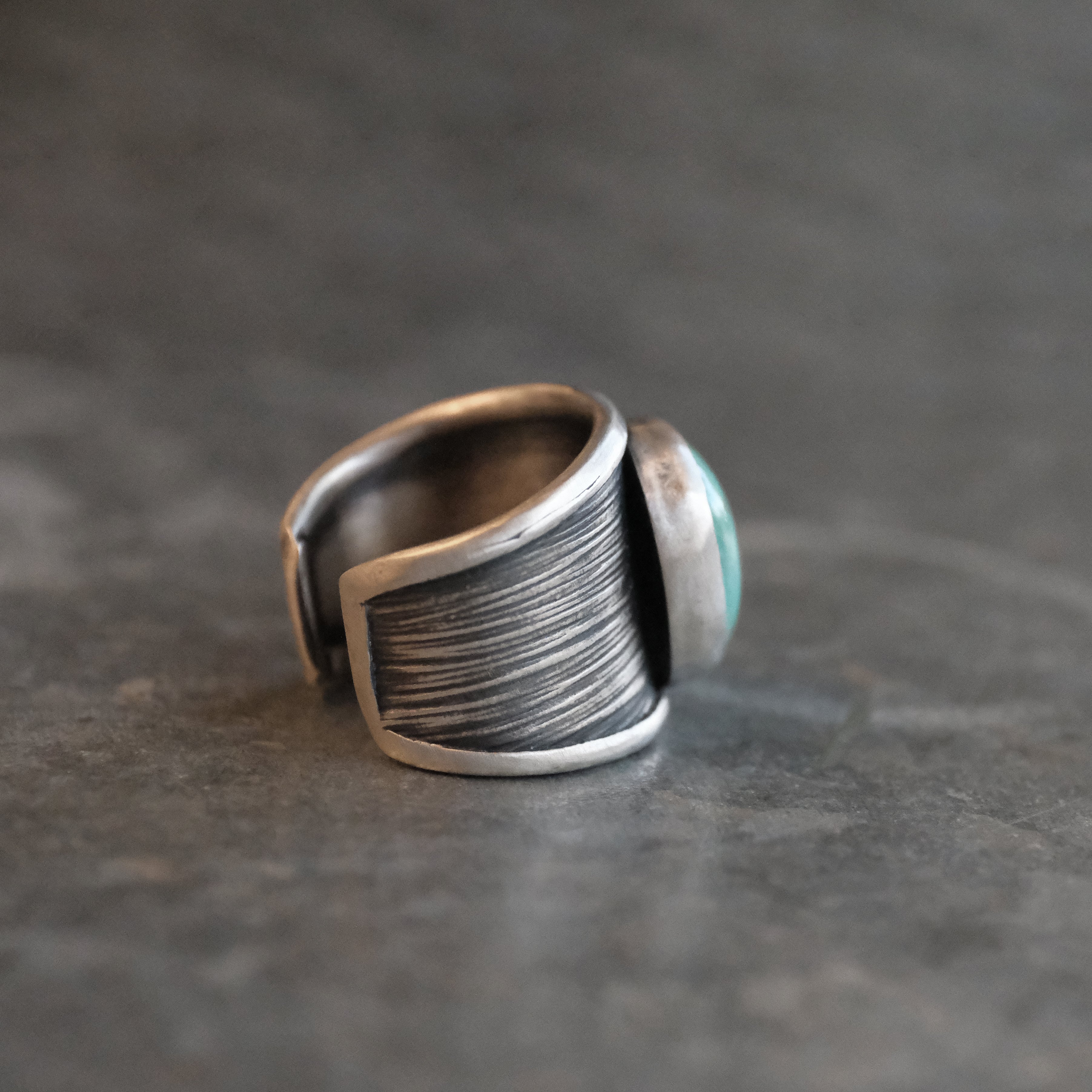 Sterling + Turquoise Winslow Ring (Adjustable) - One of a Kind