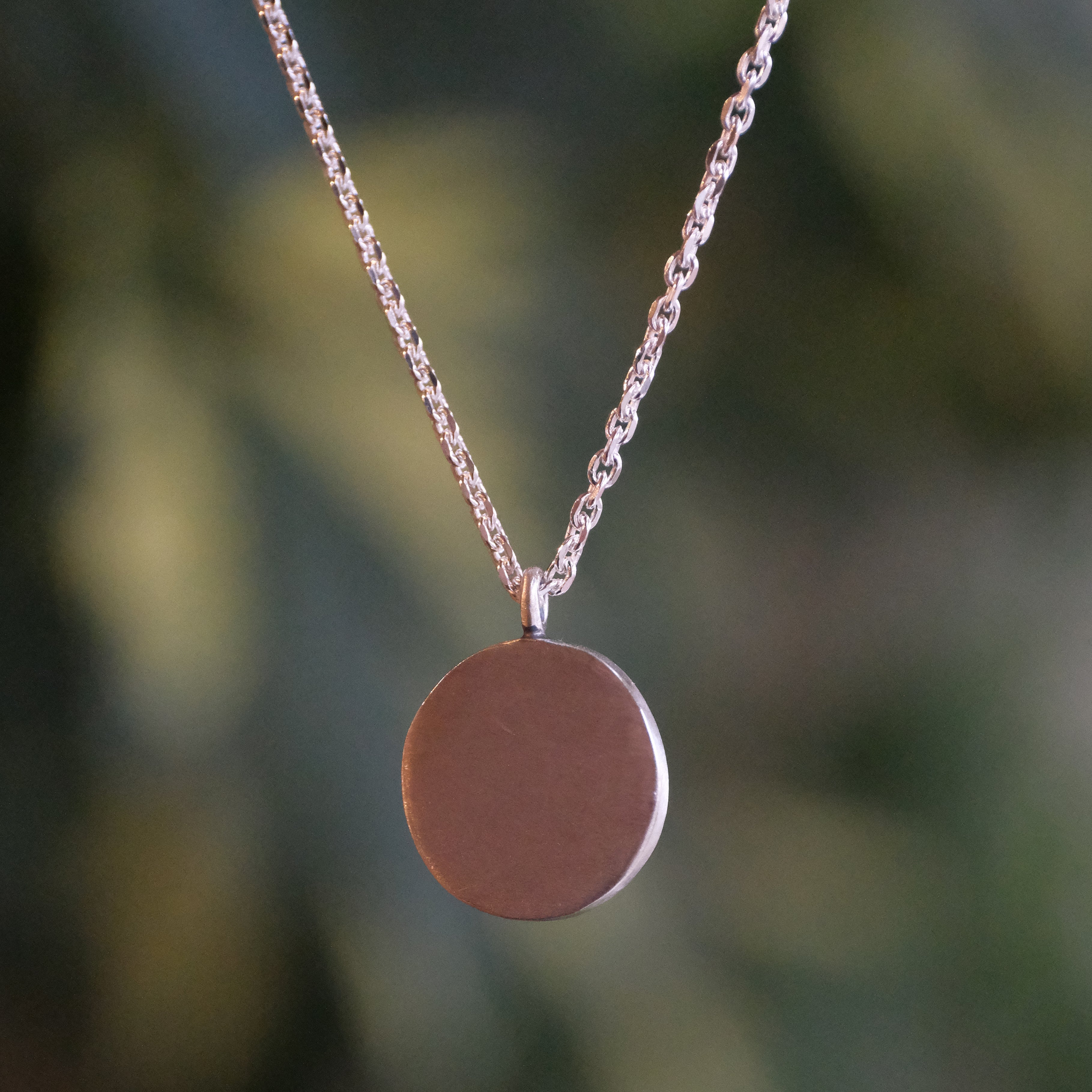 Watermelon Tourmaline Shadowbox Necklace - One of a Kind