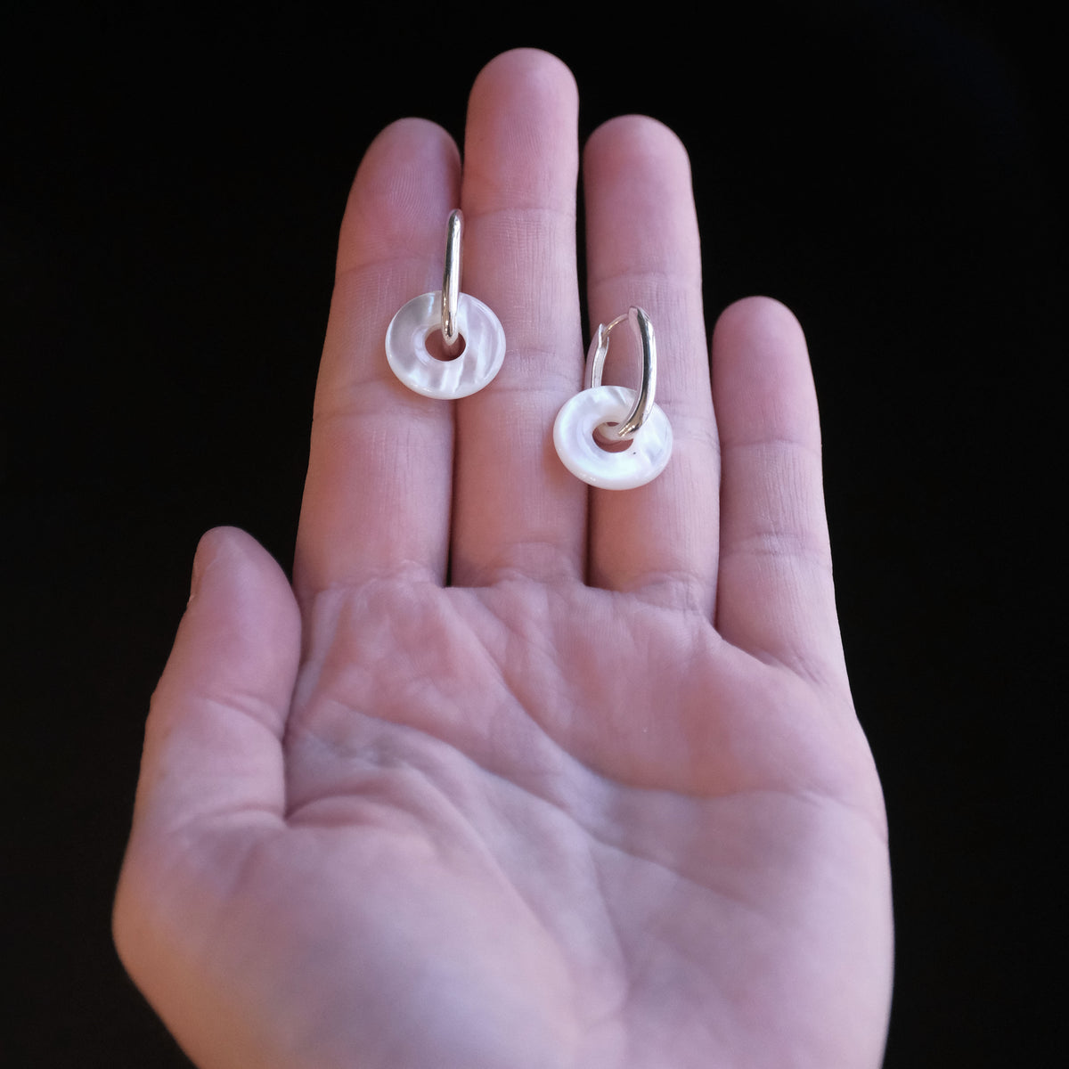 Two-In-One Mother of Pearl Oaxaca Earrings