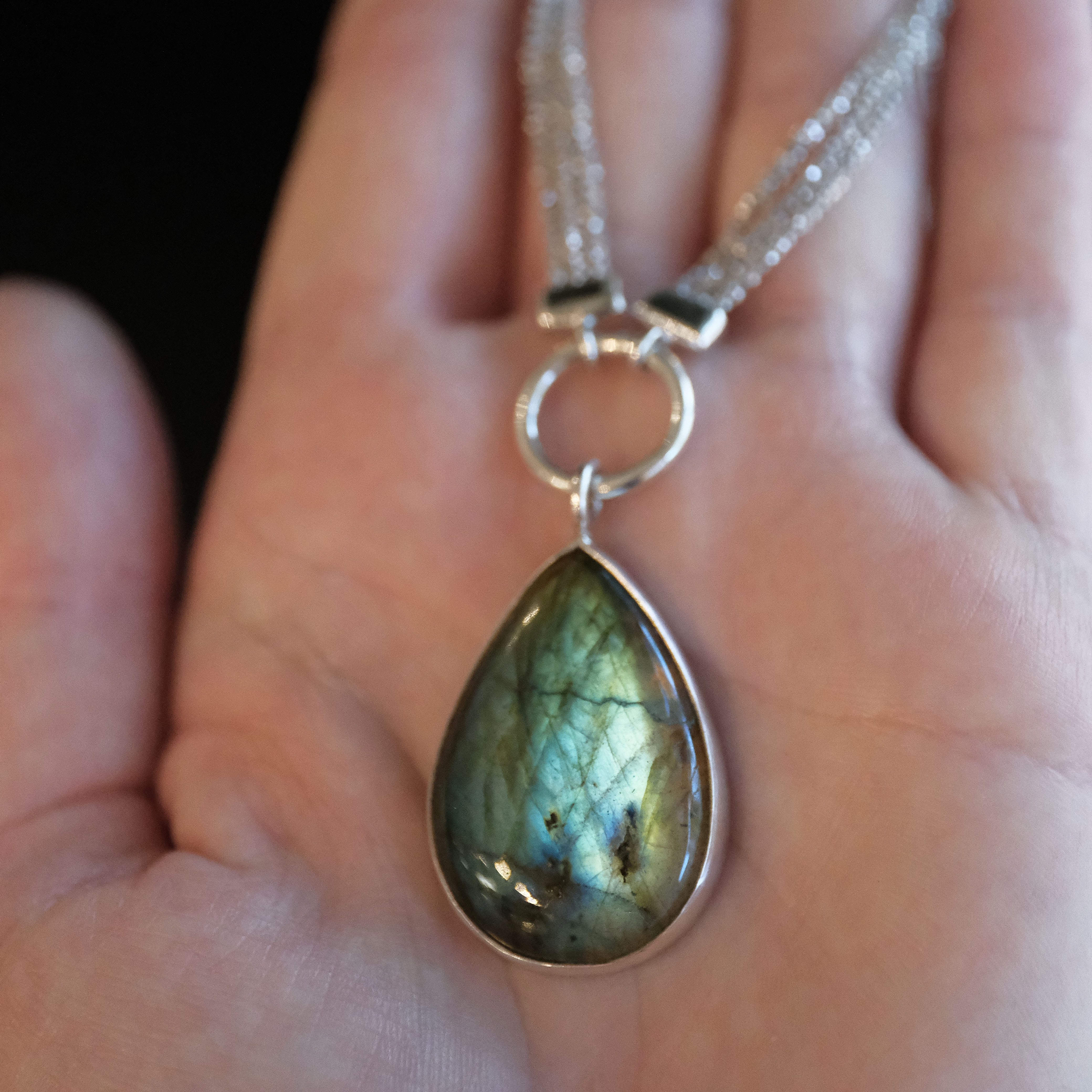 Labradorite Malta Necklace - One of a Kind