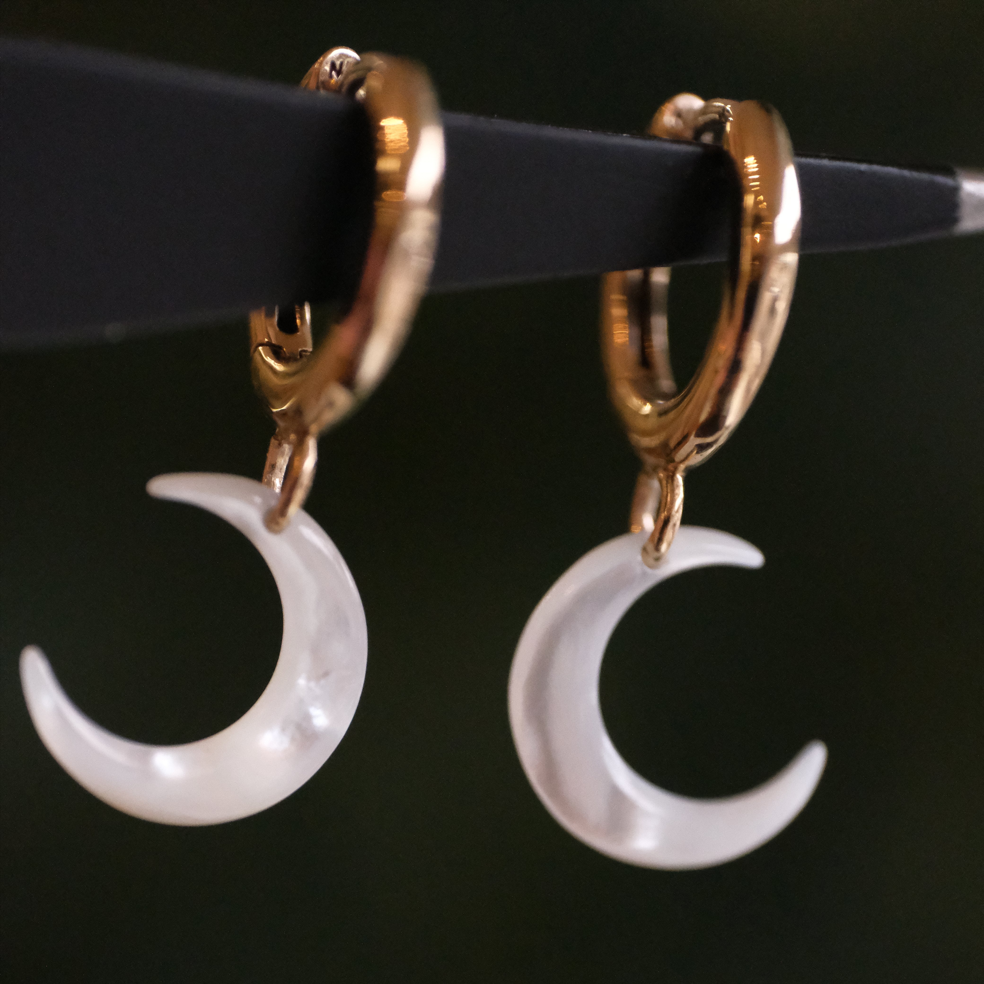 Mother of Pearl + Bronze Moon Huggers