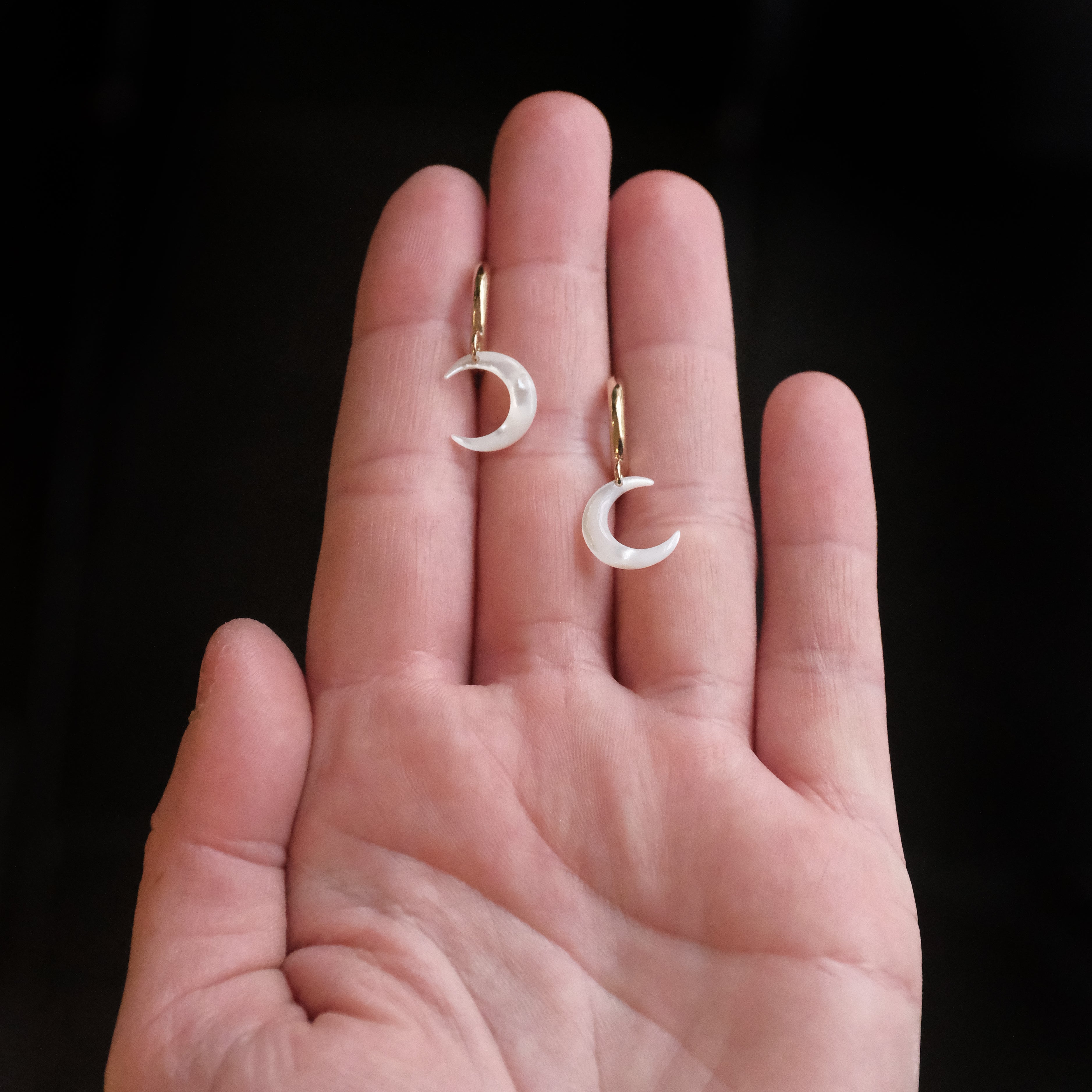 Mother of Pearl + Bronze Moon Huggers