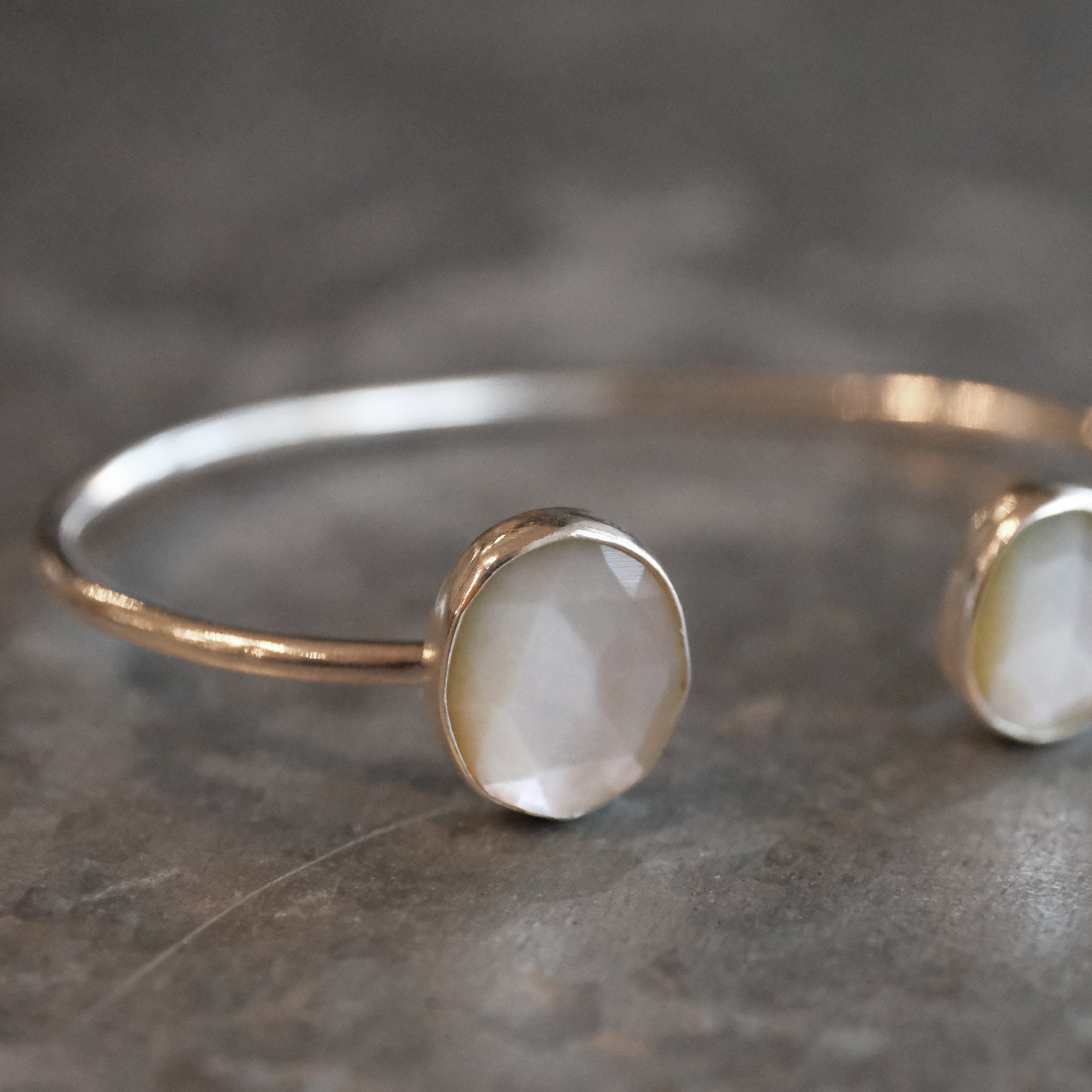 Mother of Pearl Duo Cuff - One of a Kind