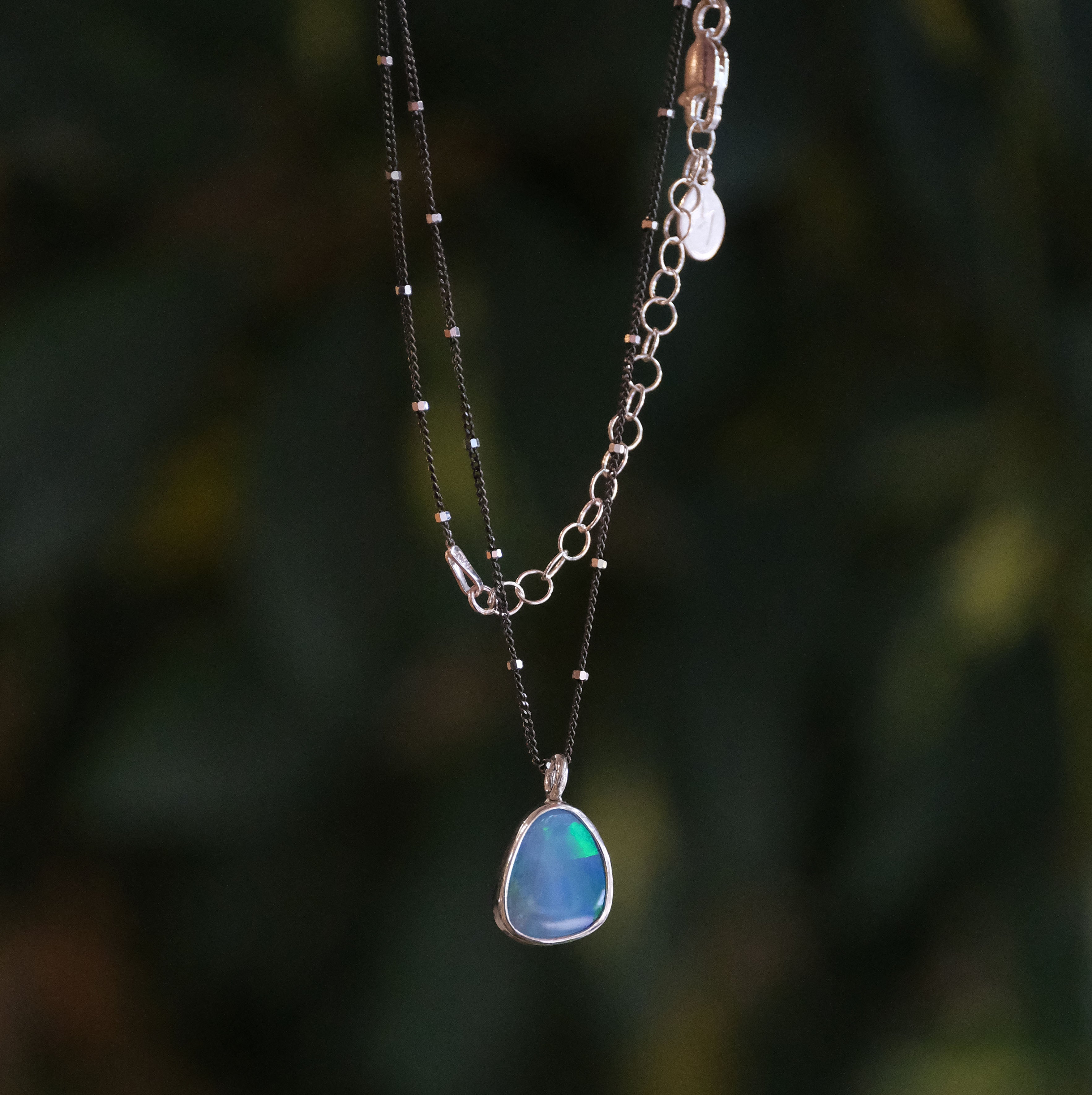 Australian Opal Galileo Necklace - One of a Kind