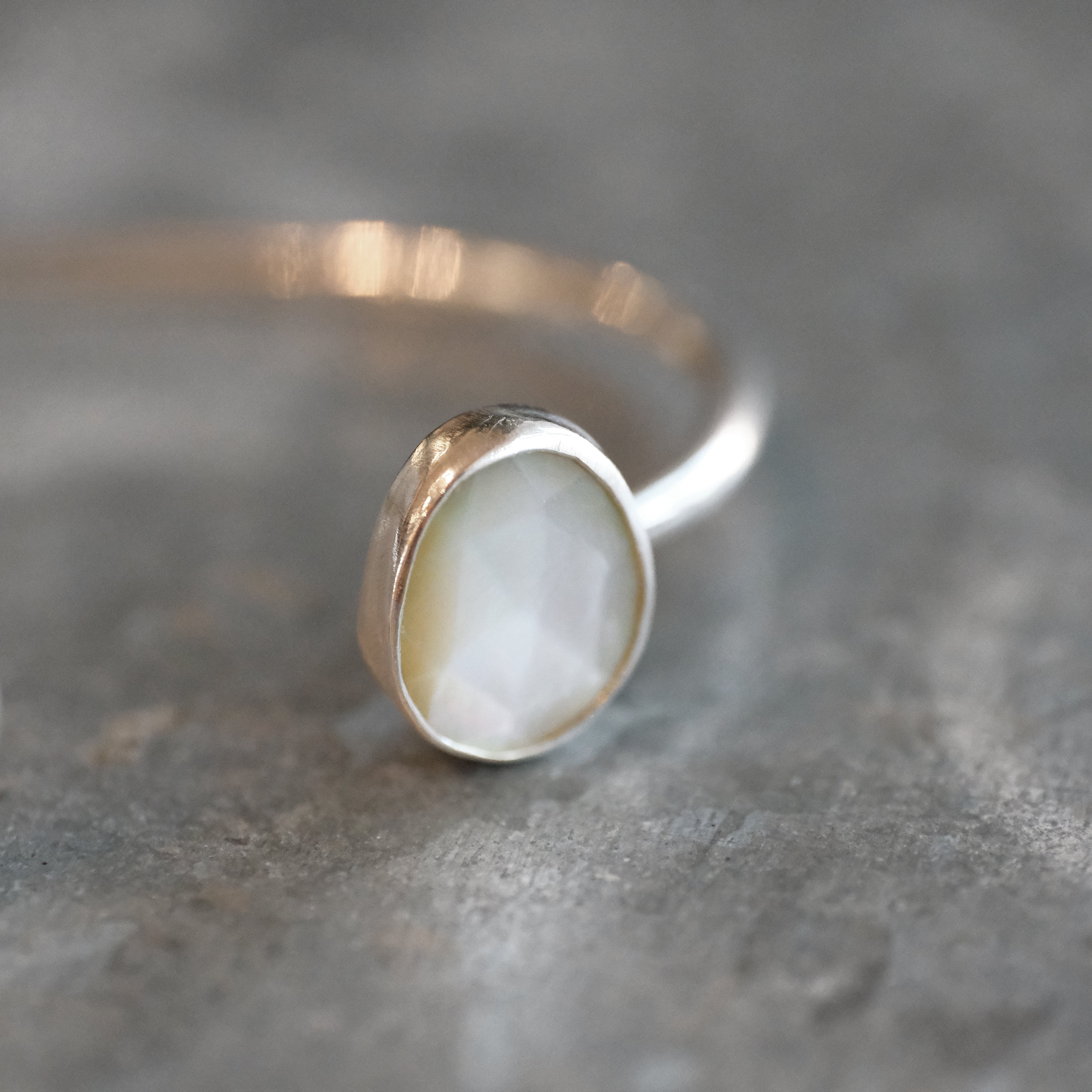 Mother of Pearl Duo Cuff - One of a Kind