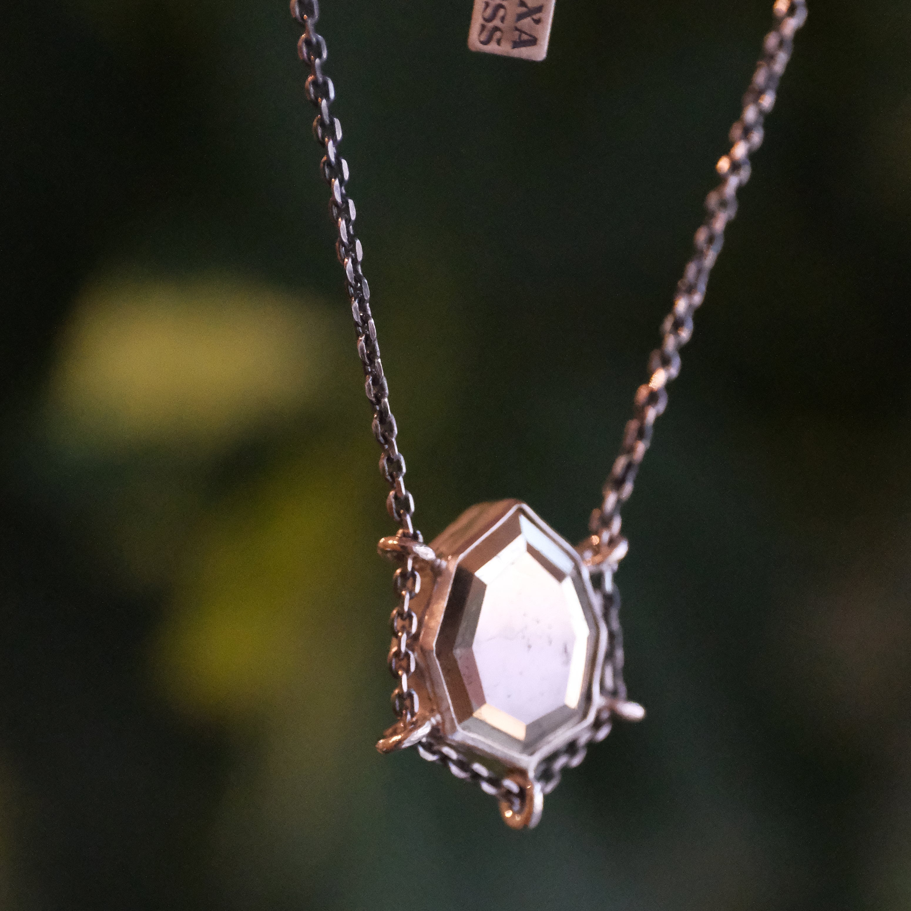 Sterling + Pyrite Vignette Path Necklace - One of a Kind