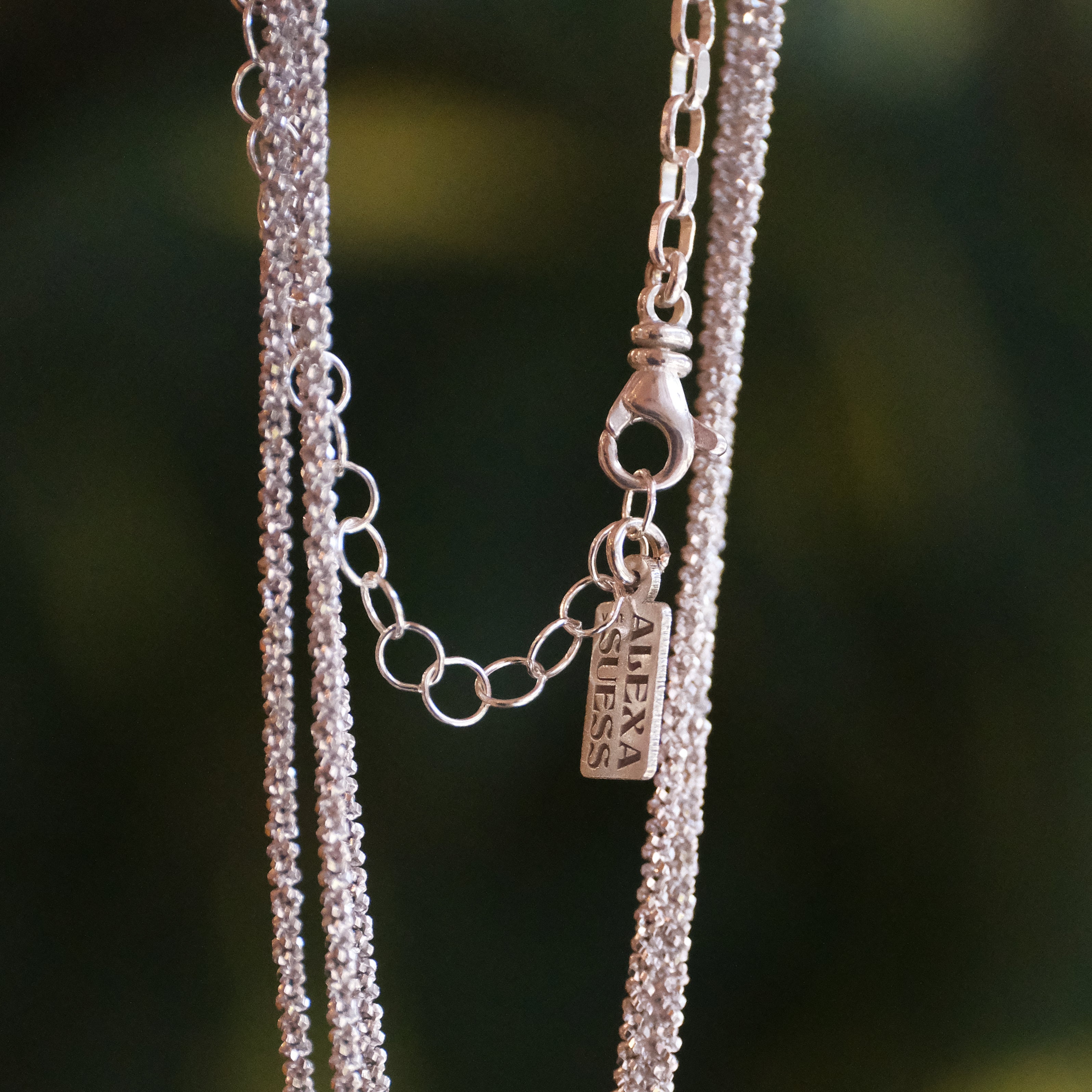 Tanzanite + Sterling Malta Necklace - One of a Kind