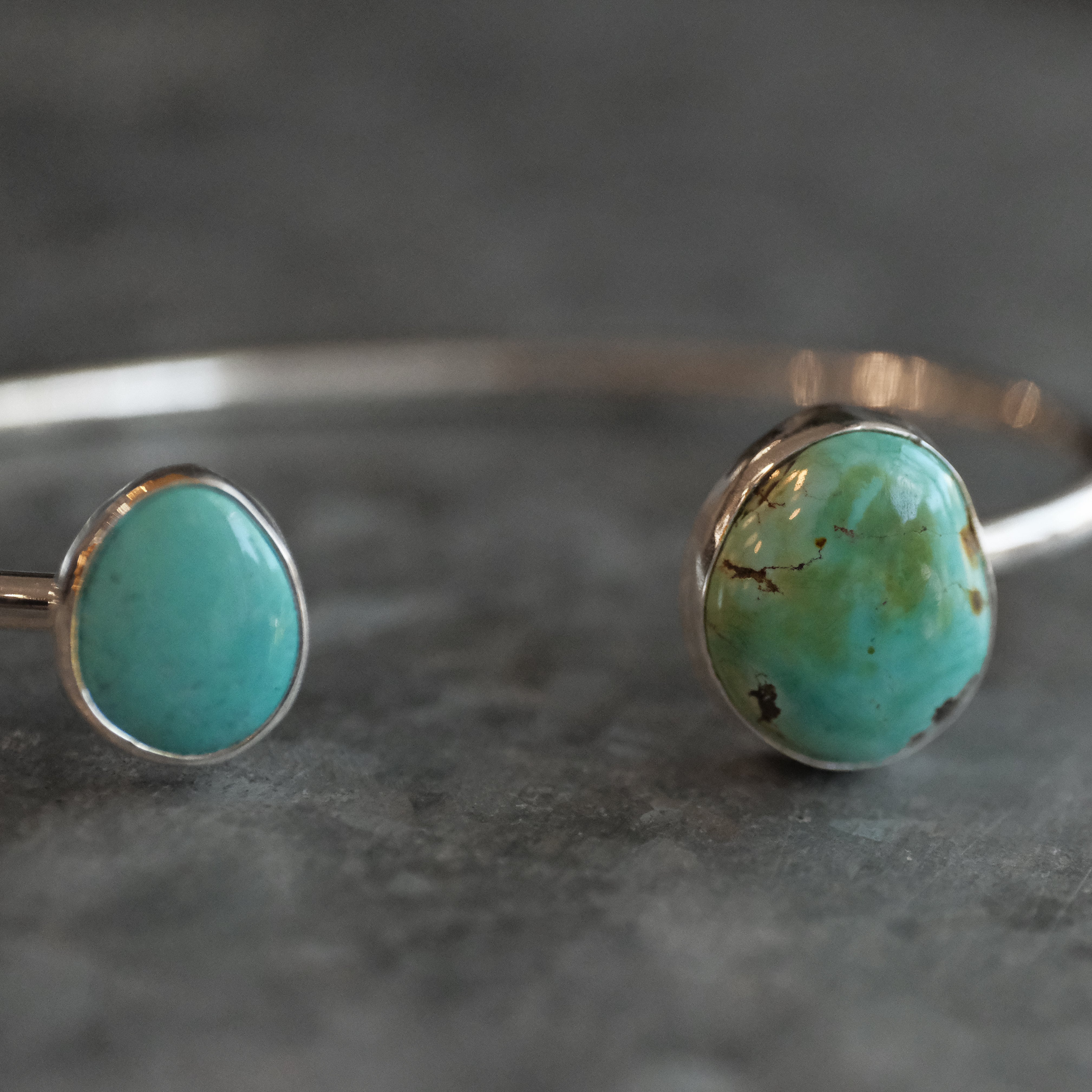 Turquoise Duo Cuff - One of a Kind
