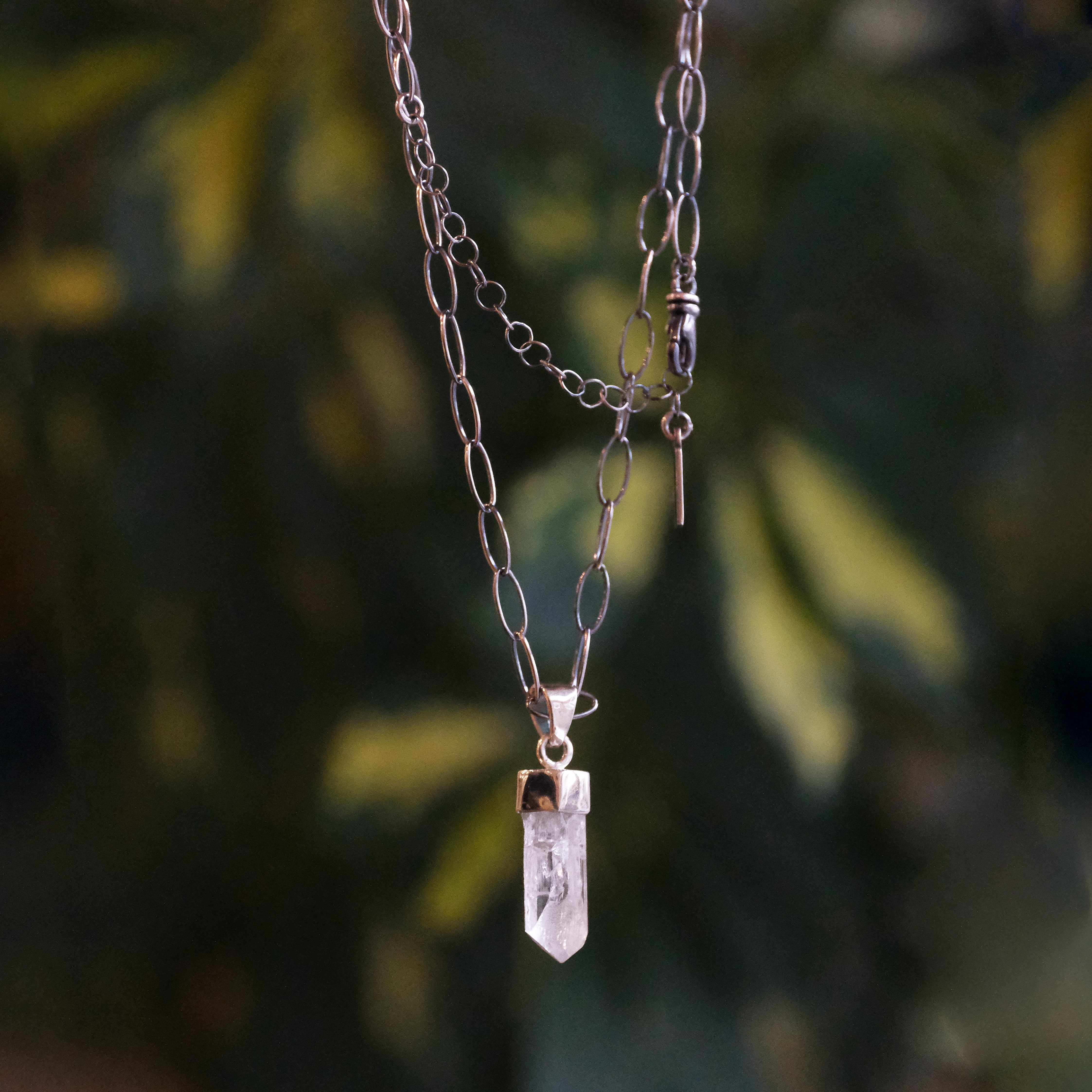 Ice + Stone Quartz Necklace - One of a Kind