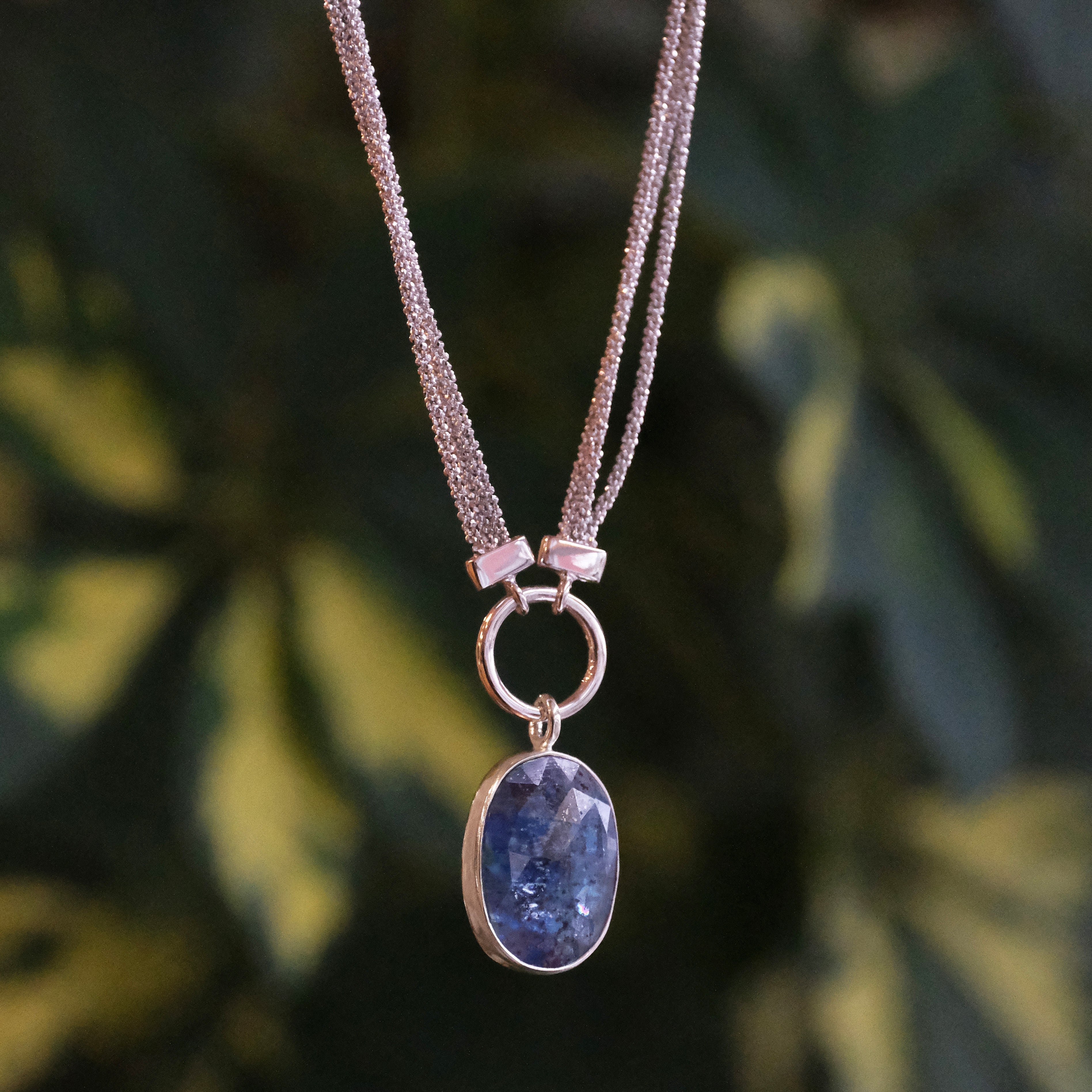 Blue Kyanite Malta Necklace - One of a Kind
