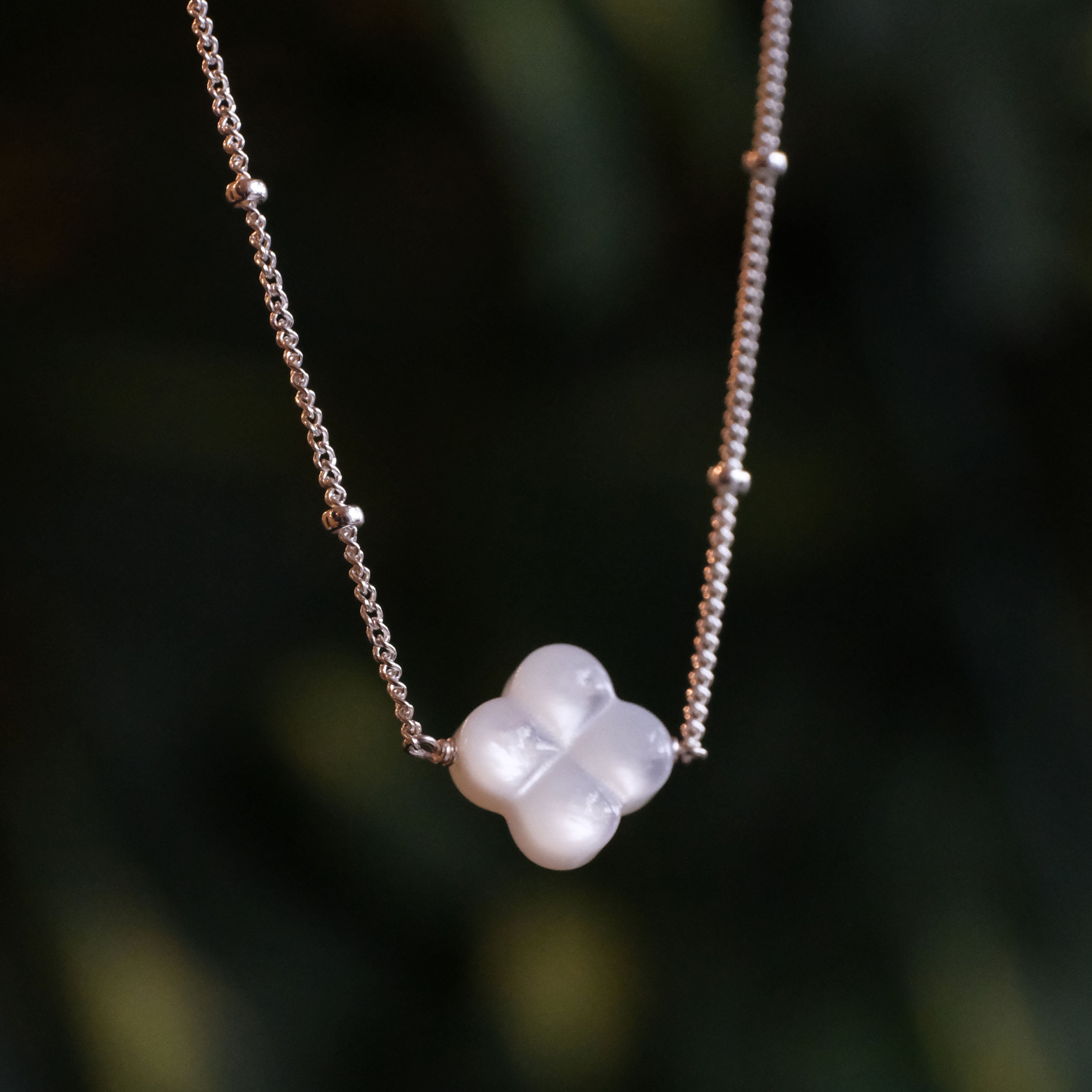 Satellite Mother of Pearl Necklace