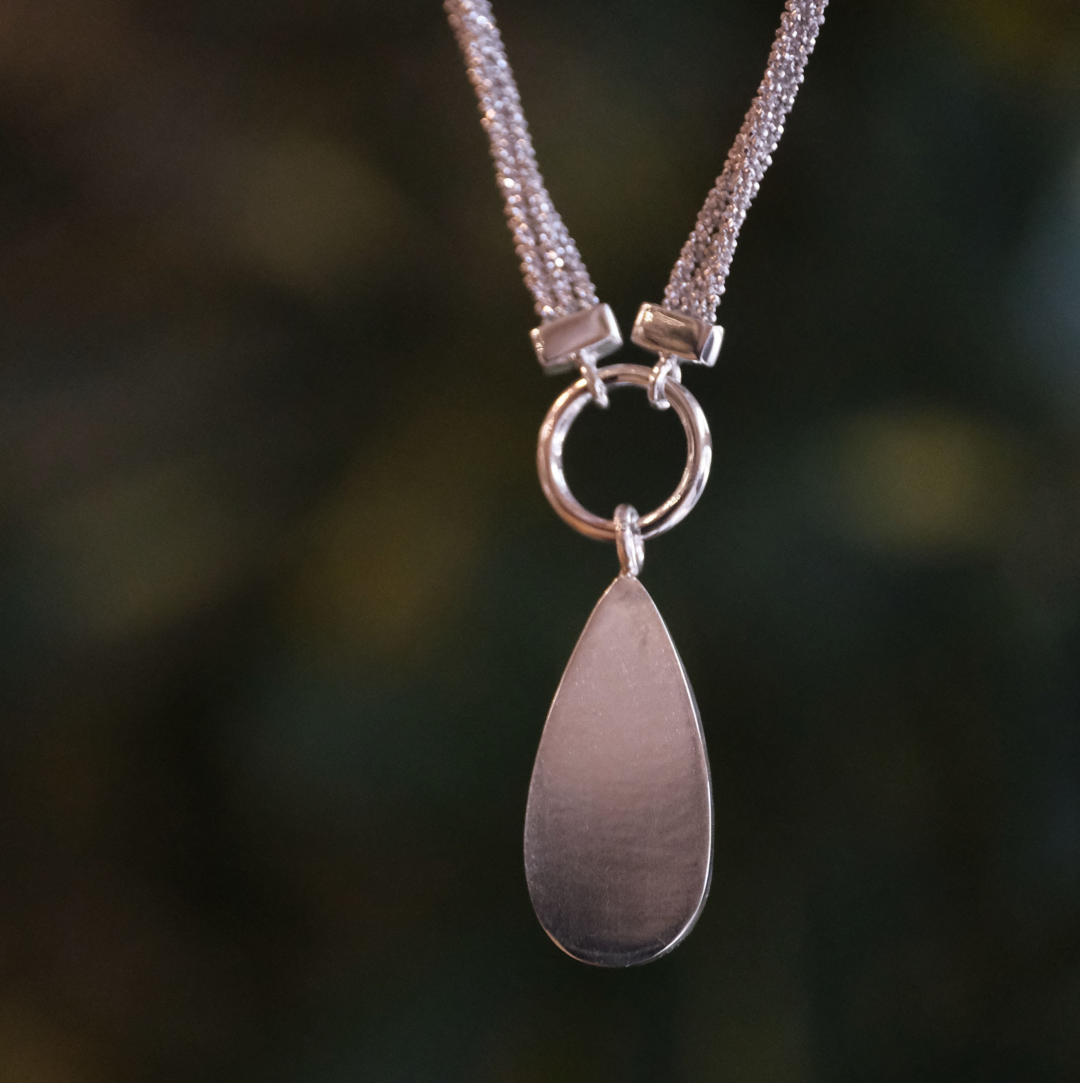 Moonstone + Sterling Malta Necklace - One of a Kind