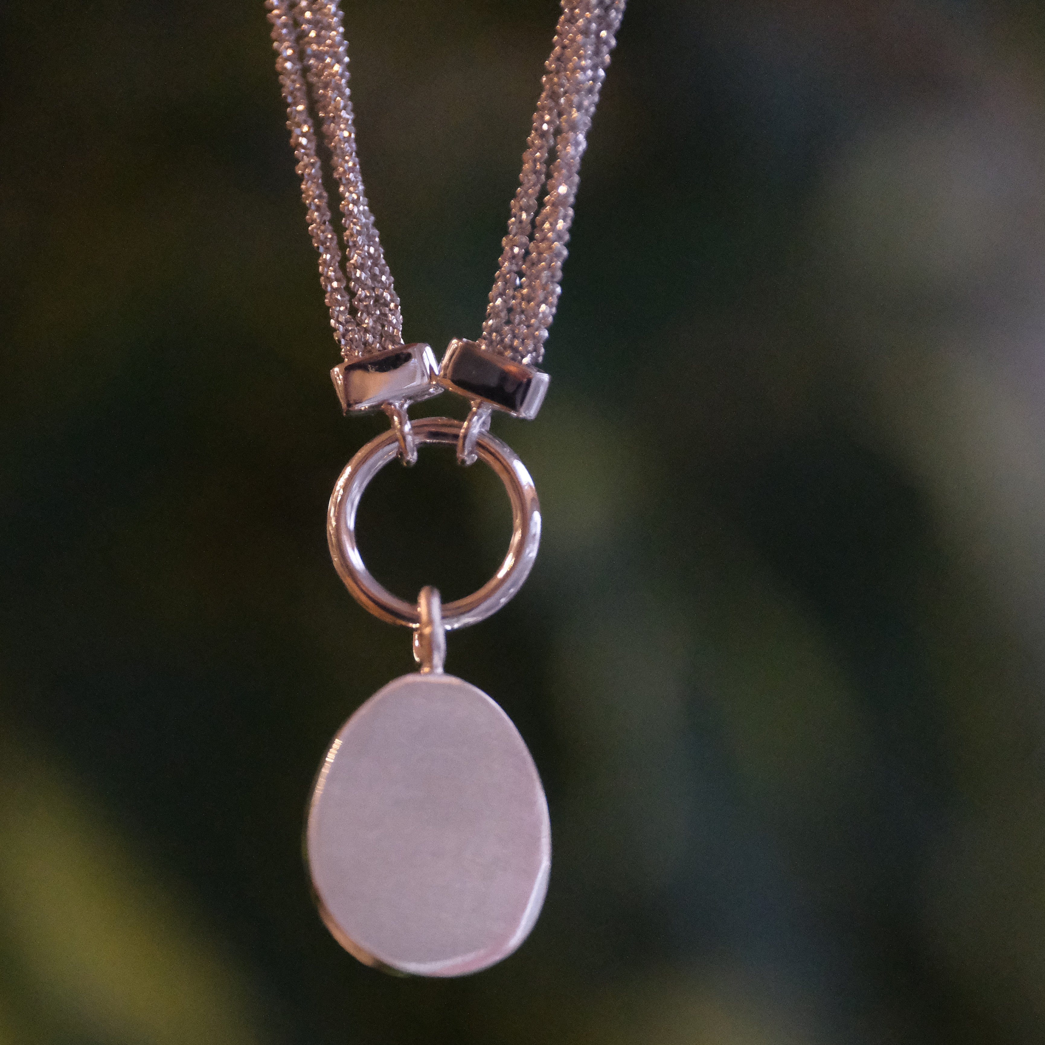 Prehnite + Sterling Malta Necklace - One of a Kind