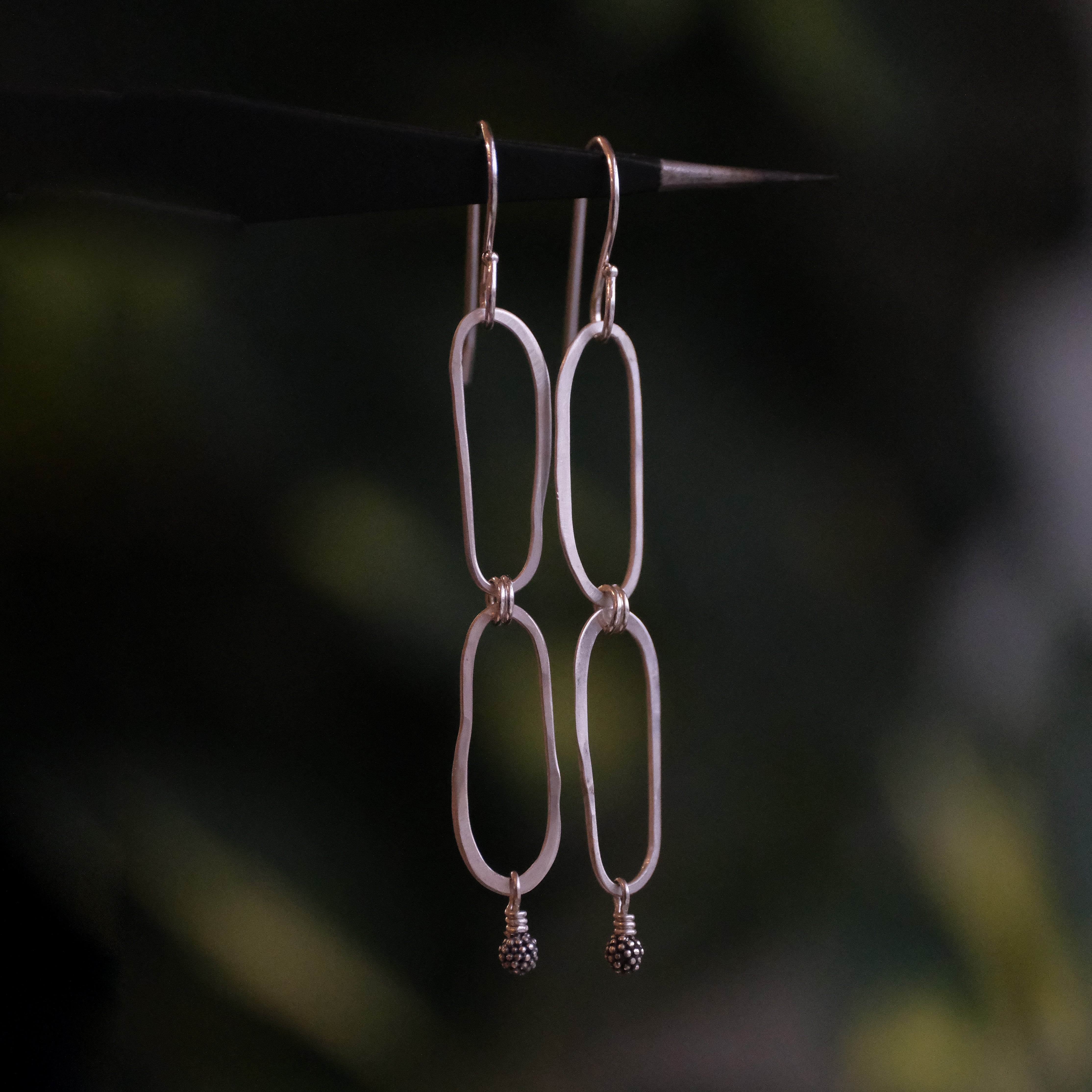 Sterling Silver Dipper Earrings - One of a Kind