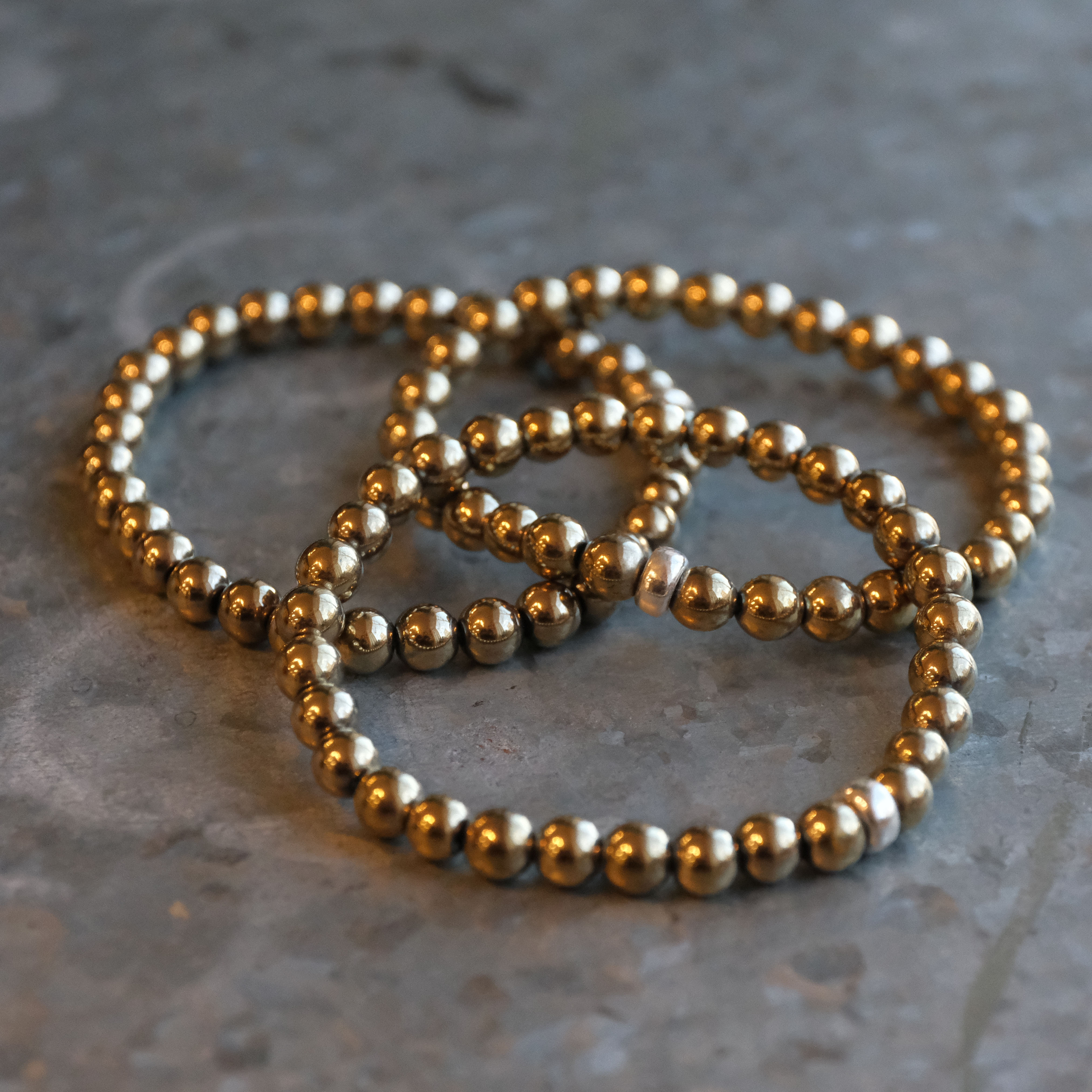 Pyrite Gemstone Bracelet