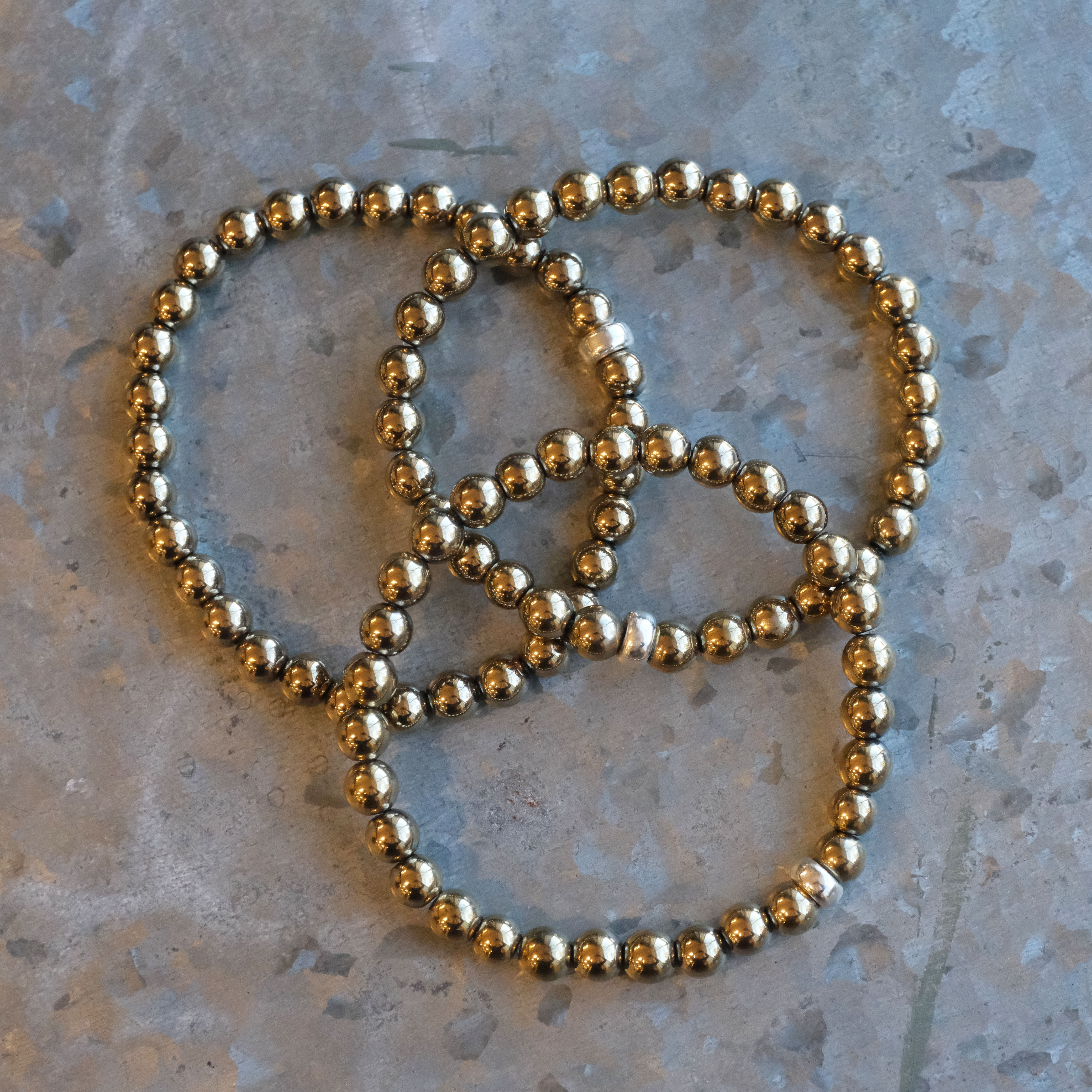 Pyrite Gemstone Bracelet