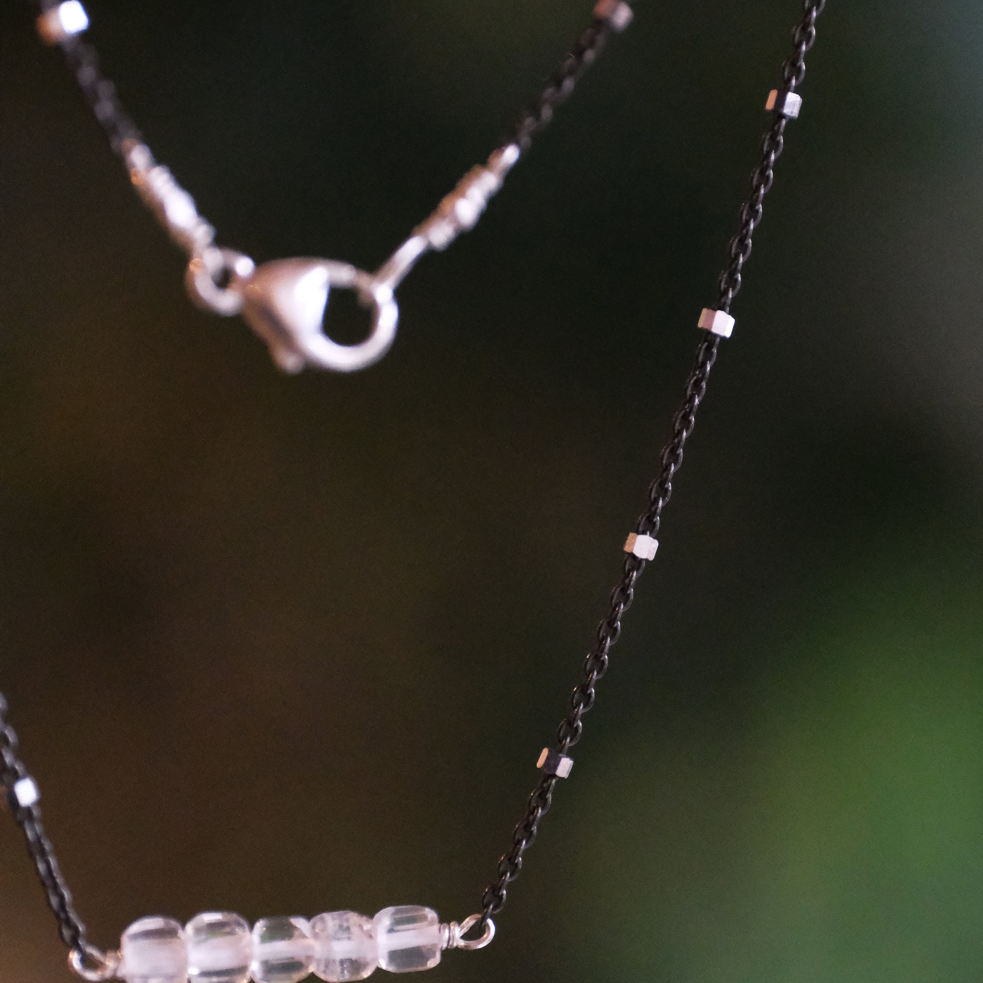 Ice Box Rock Quartz Necklace