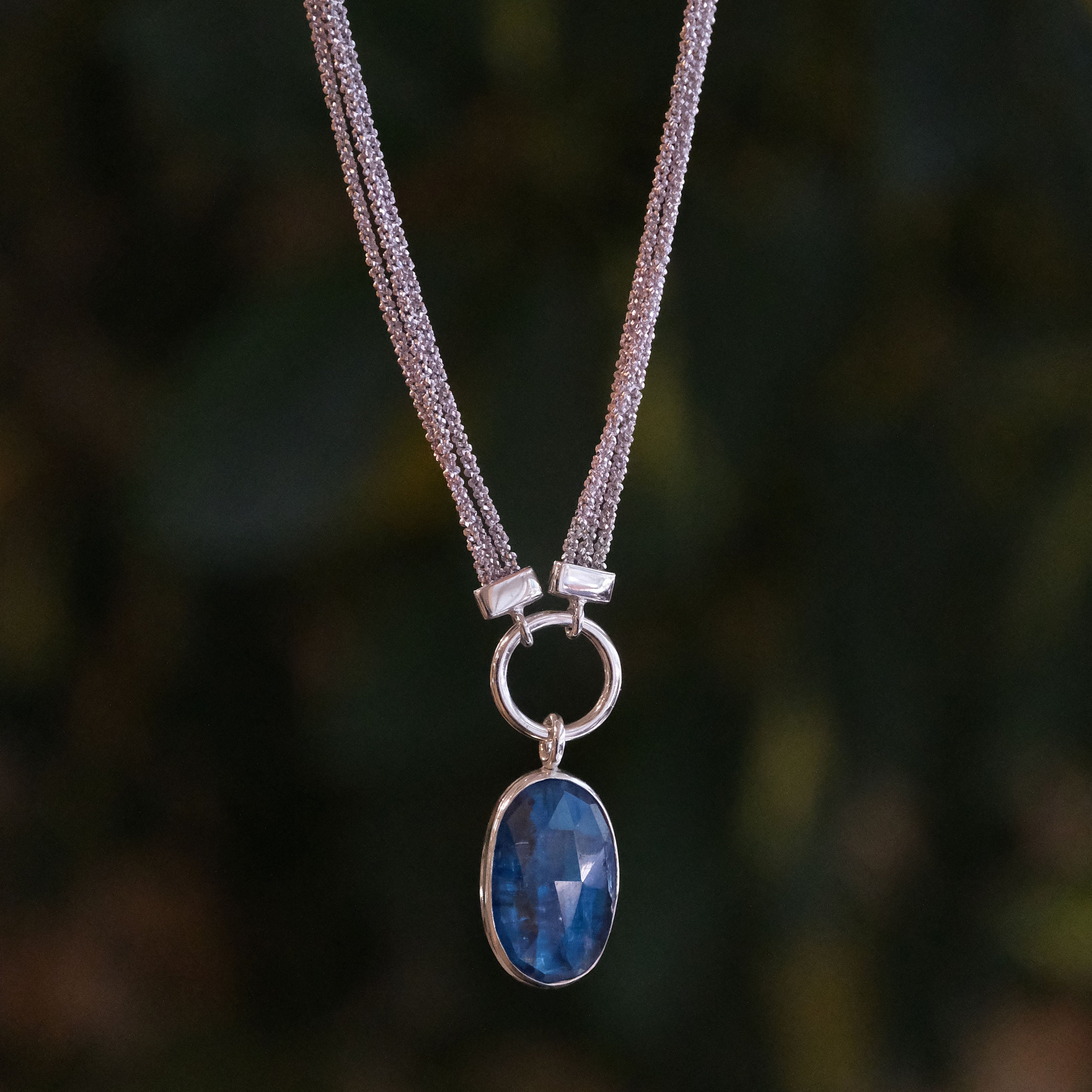 Blue Kyanite Malta Necklace - One of a Kind
