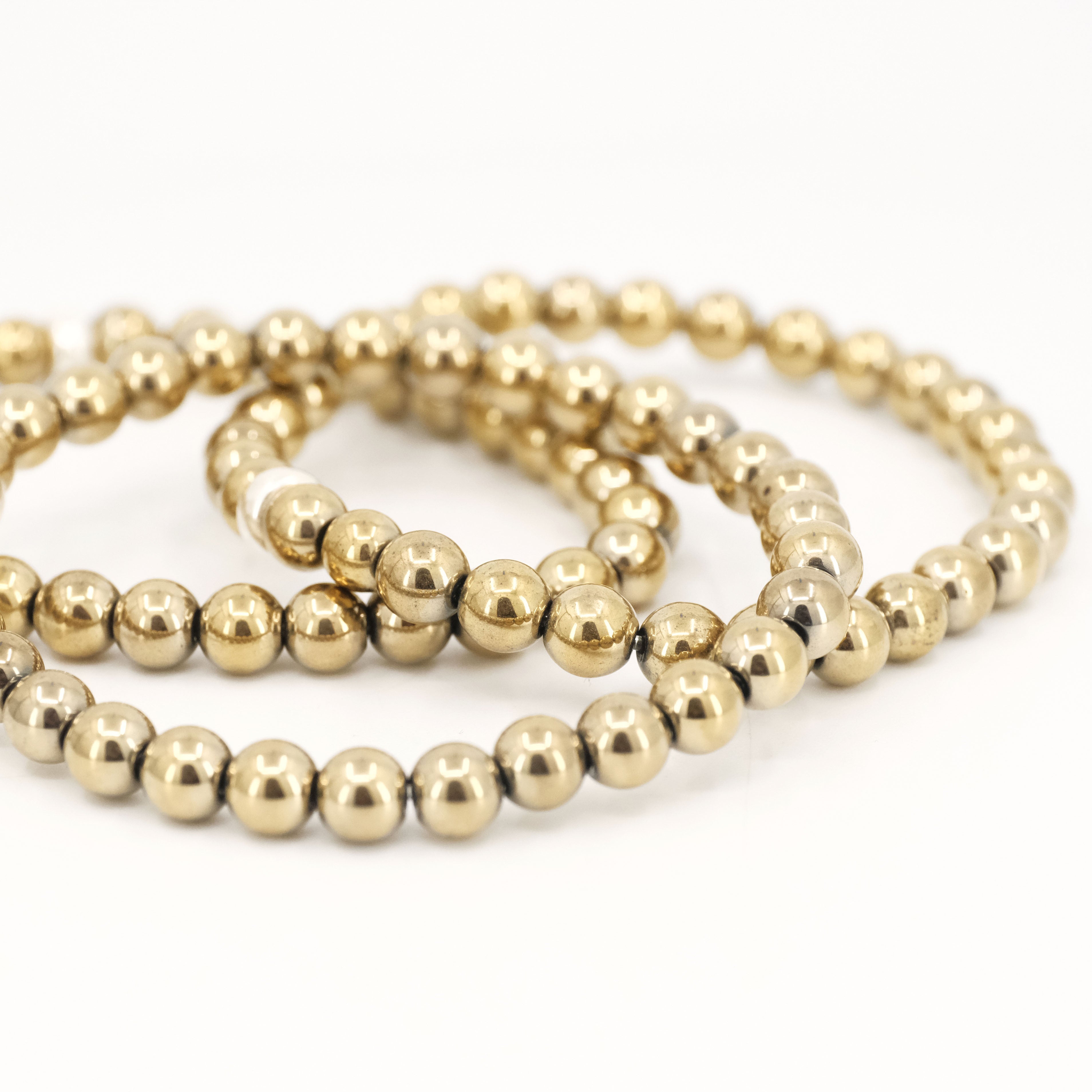 Pyrite Gemstone Bracelet