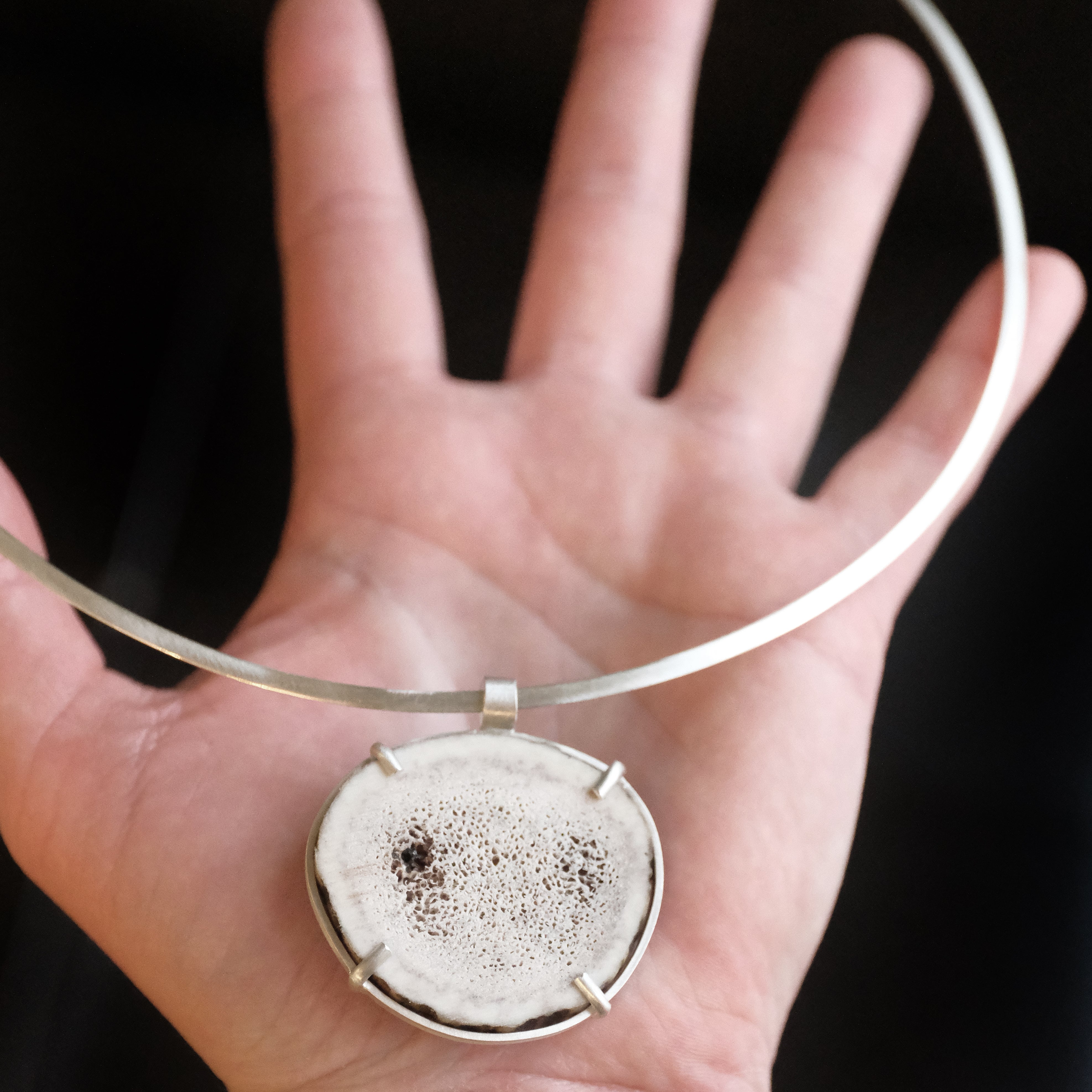 Marrow Elk Antler Necklace - One of a Kind