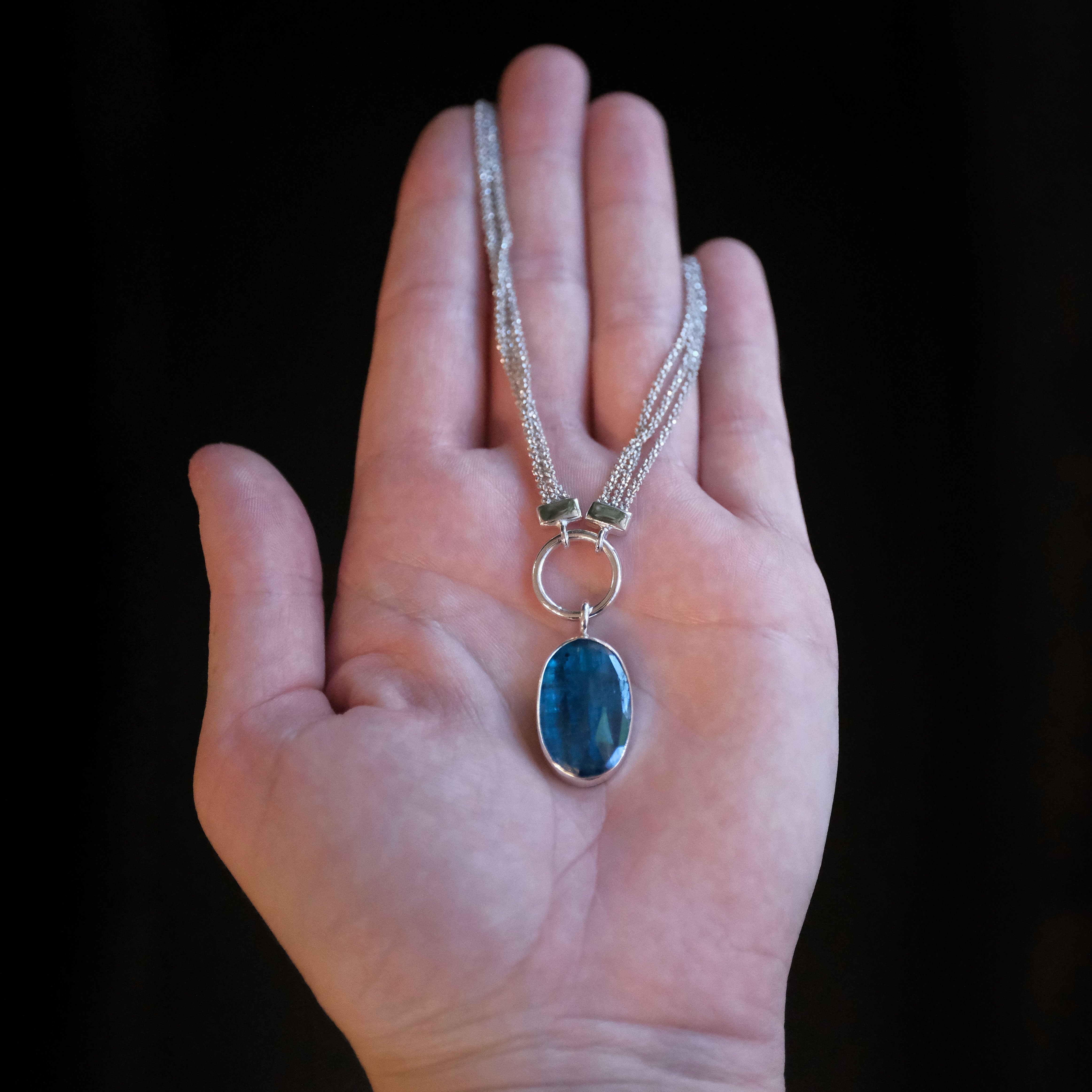 Blue Kyanite Malta Necklace - One of a Kind