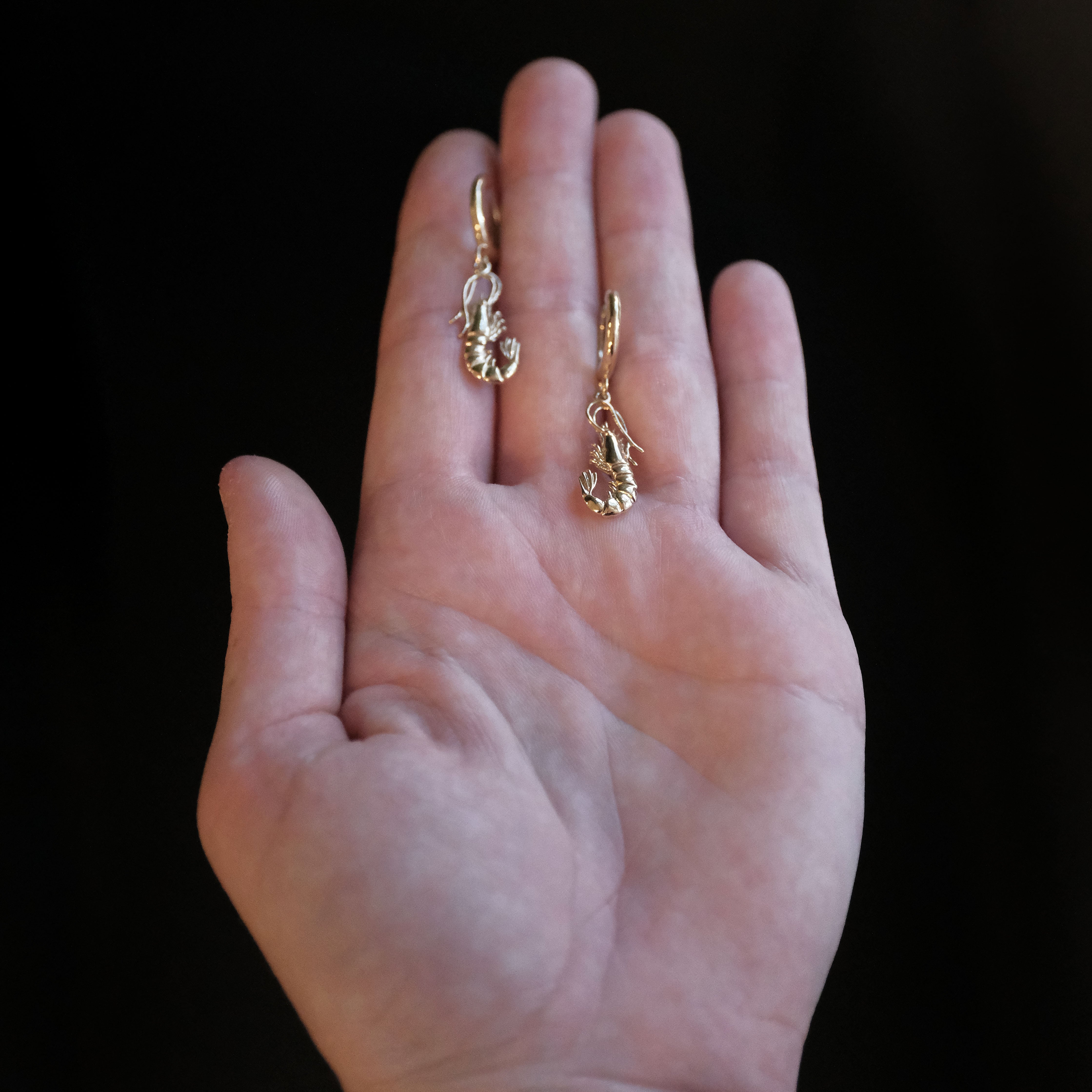 Bronze + Sterling Shrimpy Huggers
