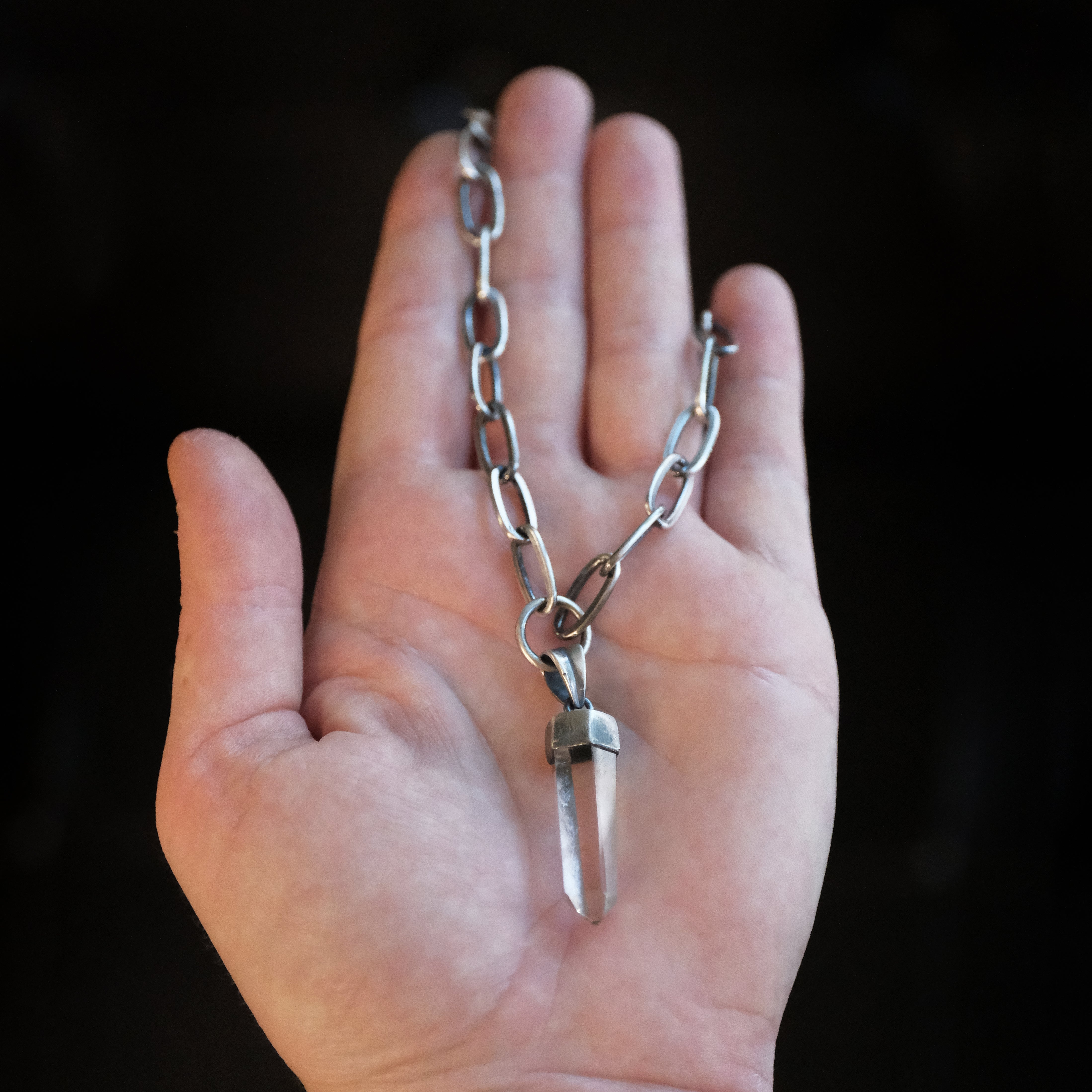 Sterling + Crystal Mystic Necklace - One of a Kind