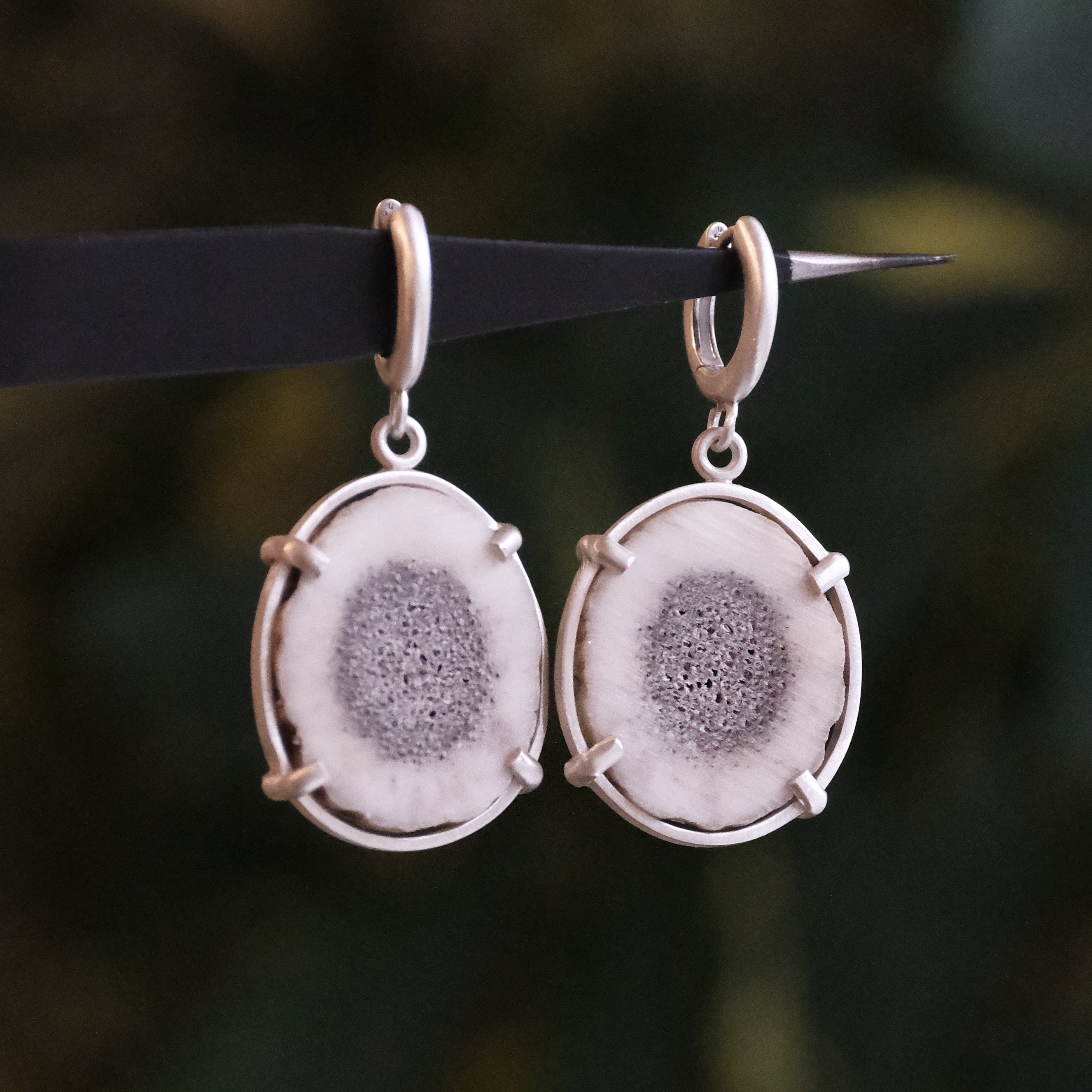 Marrow Elk Antler Earrings - One of a Kind