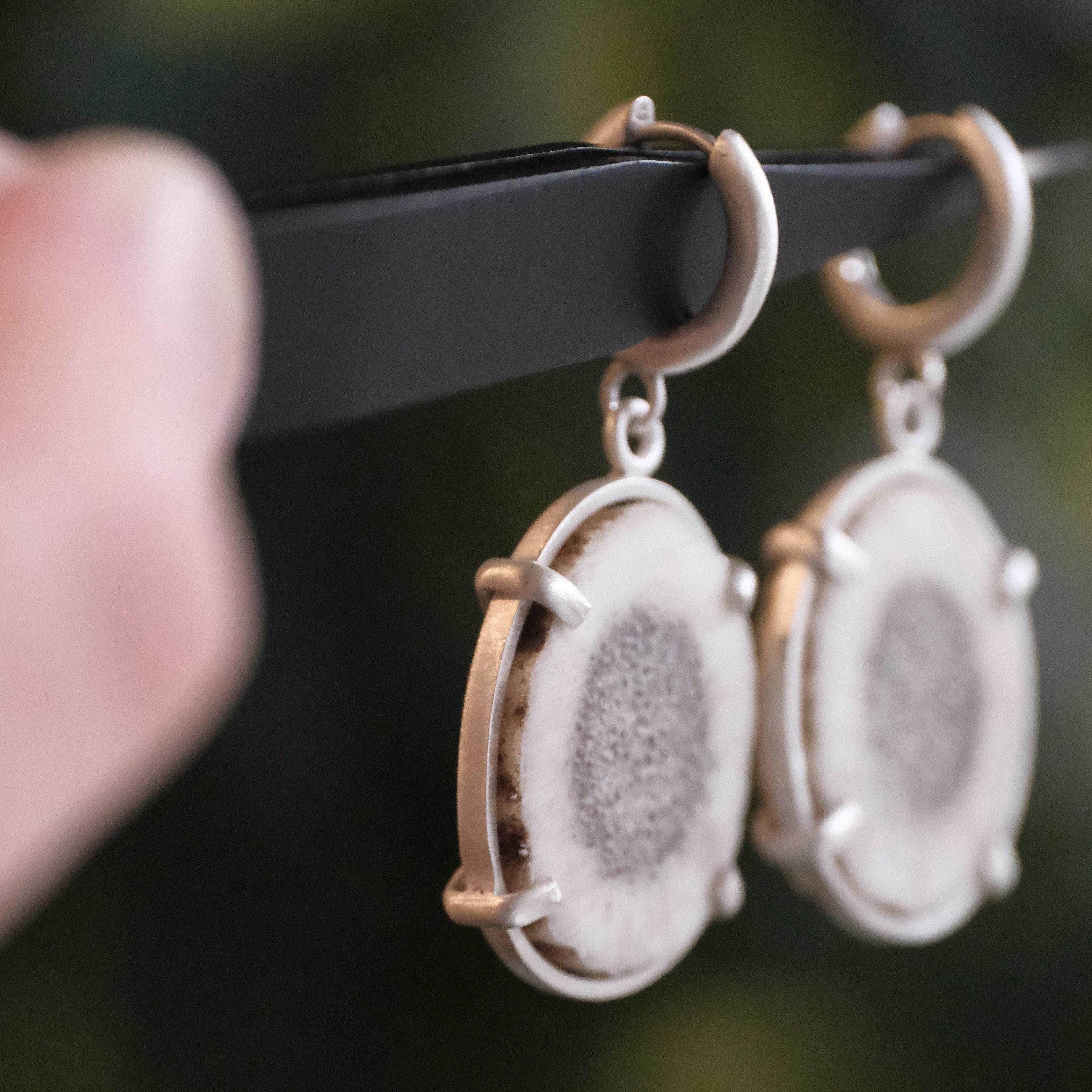 Marrow Elk Antler Earrings - One of a Kind