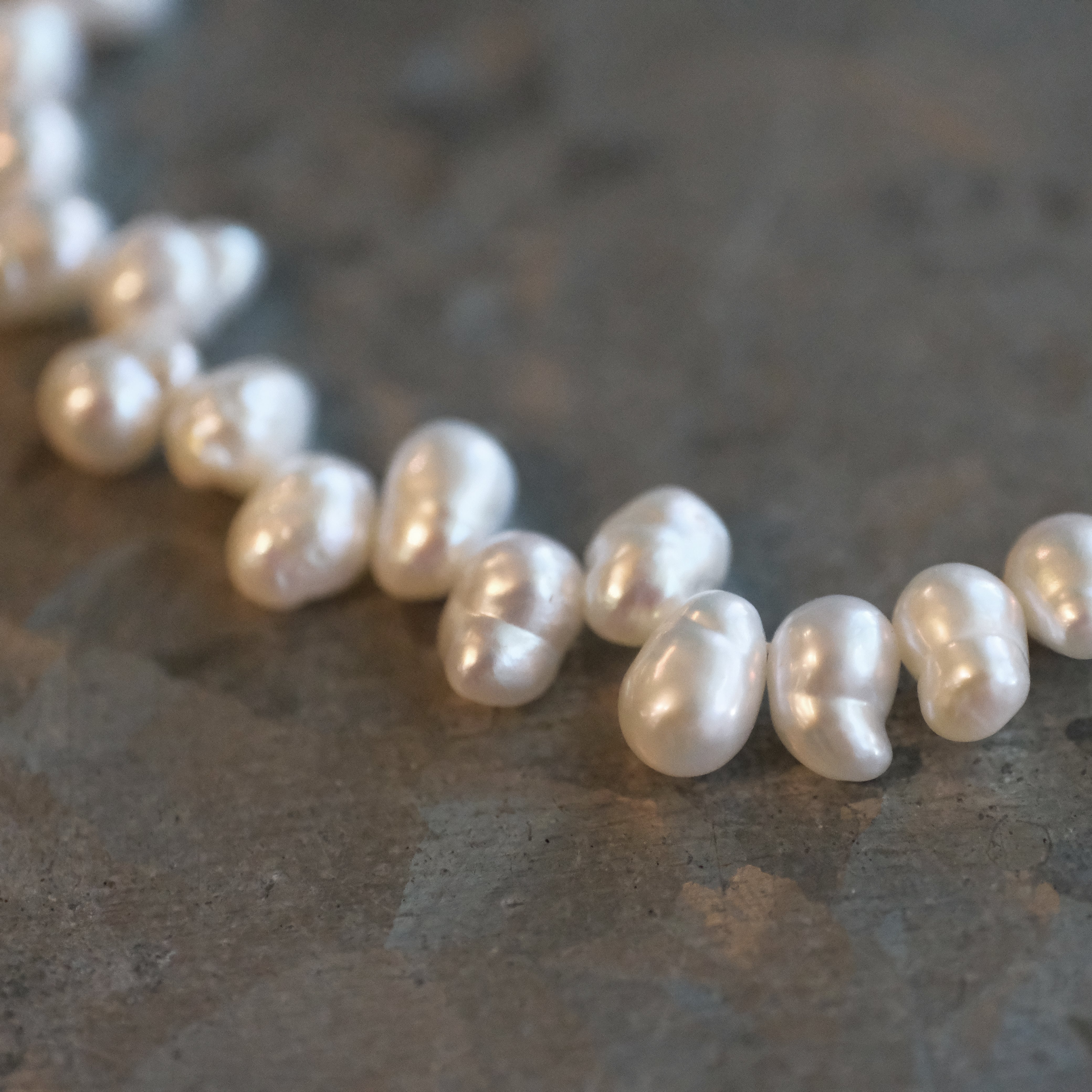Freshwater Pearl + Sterling Caviar Bracelet